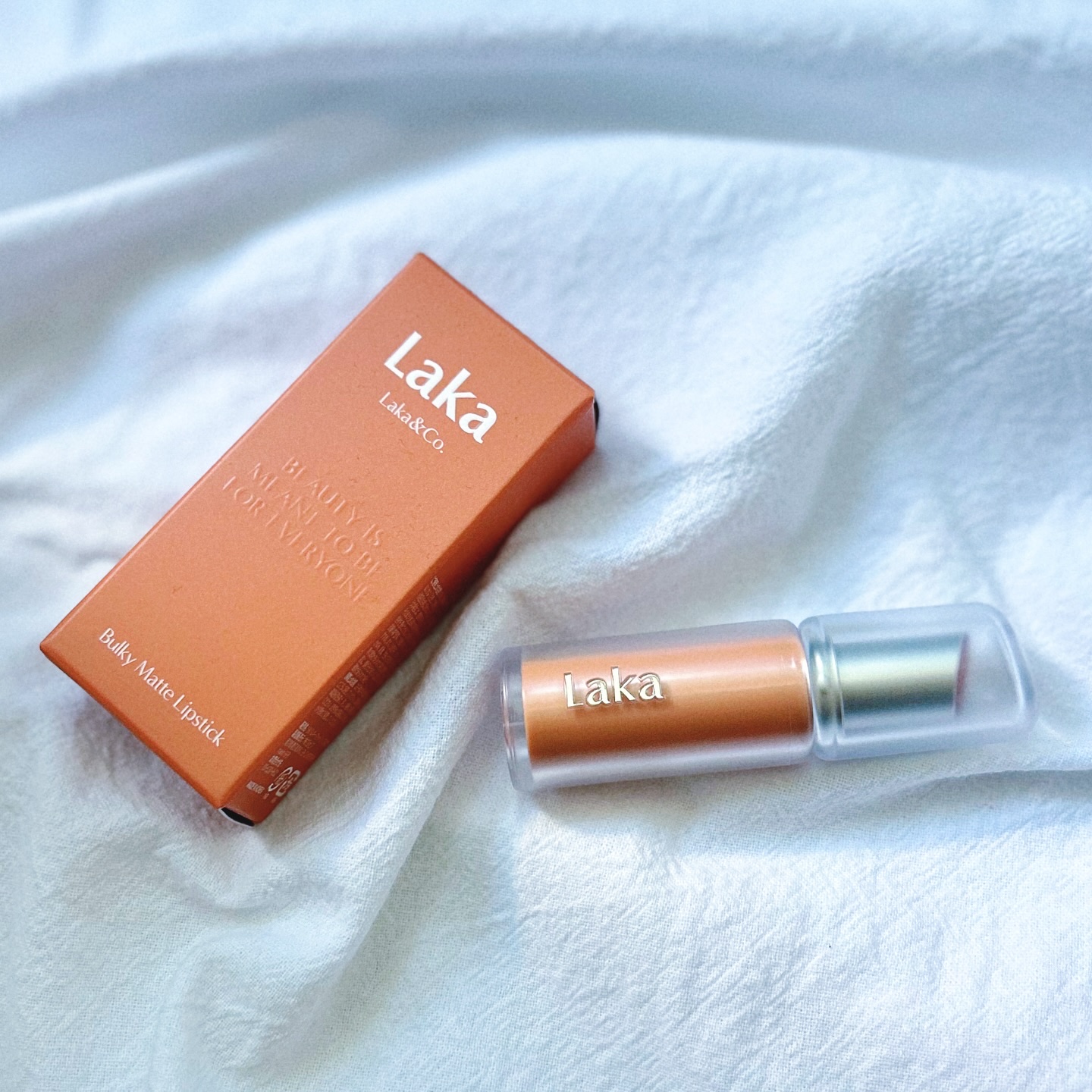 バルキーマットリップスティック/Laka/口紅を使ったクチコミ（1枚目）