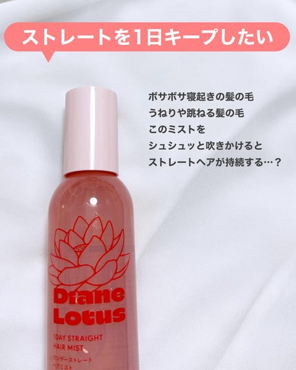 ロータス ワンデーストレート ヘアミスト ティー&シトラスの香り/ダイアン/ヘアミストを使ったクチコミ(2枚目)