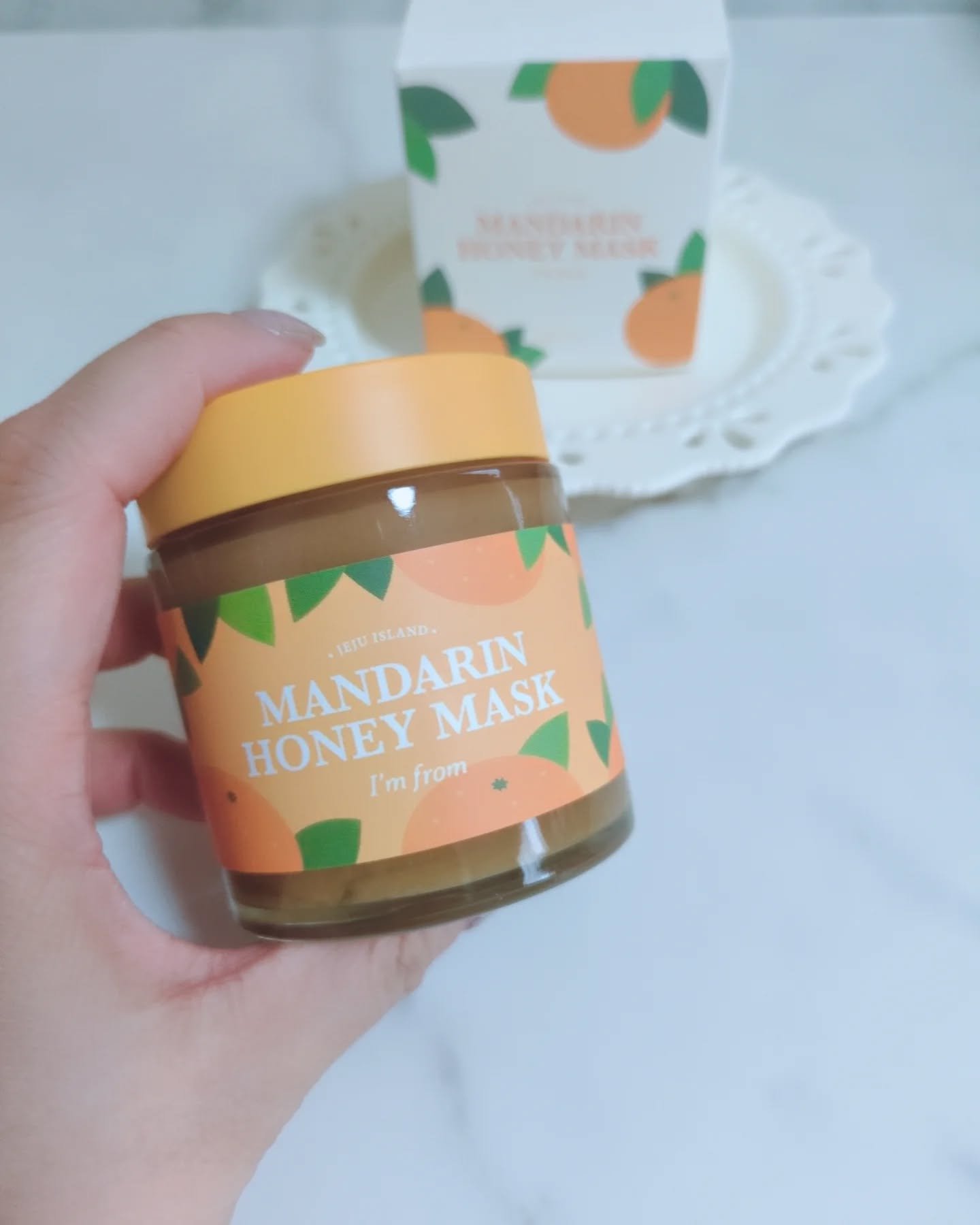 マンダリンハニーマスク/I'm from/洗い流すパック・マスクを使ったクチコミ（2枚目）