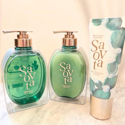 サボンドサボタ モイストプランプシャンプー/ヘアトリートメント/Savon du Savota/シャンプー・コンディショナーを使ったクチコミ(1枚目)