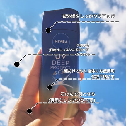 ニベアUV ディープ プロテクト&ケア ジェル/ニベア/日焼け止めジェルを使ったクチコミ(2枚目)