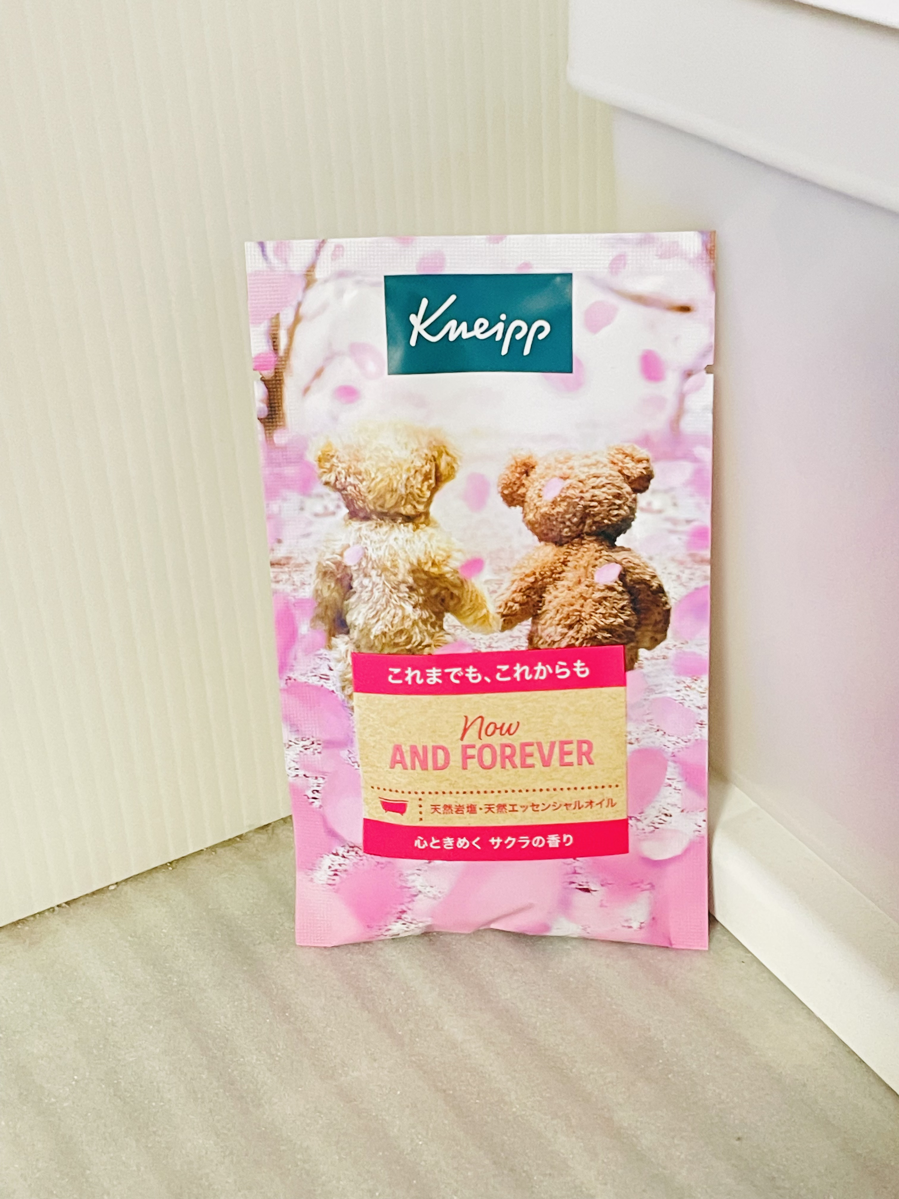 クナイプ バスソルト サクラの香り 50g/クナイプ/無機塩系入浴剤を使ったクチコミ（1枚目）