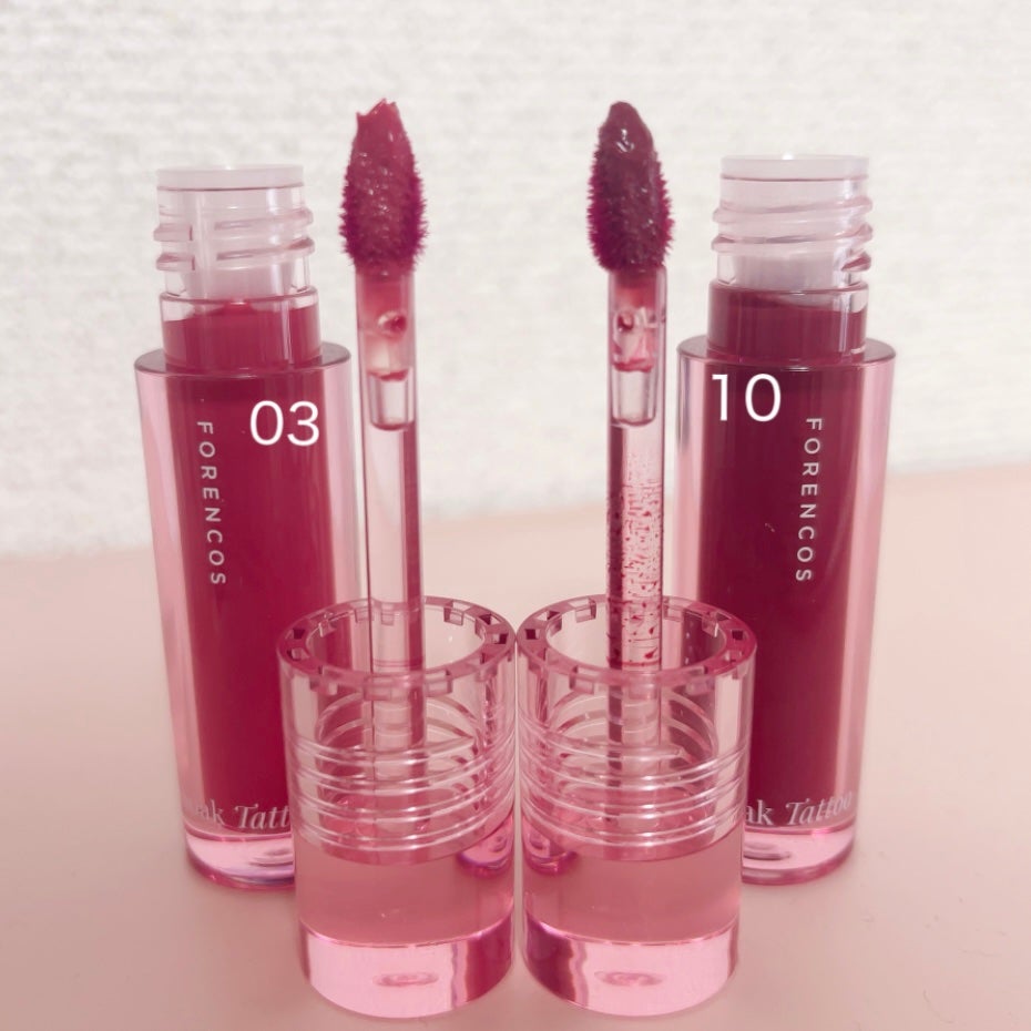 Soak Tattoo Tint/フォレンコス/リップグロスを使ったクチコミ(2枚目)