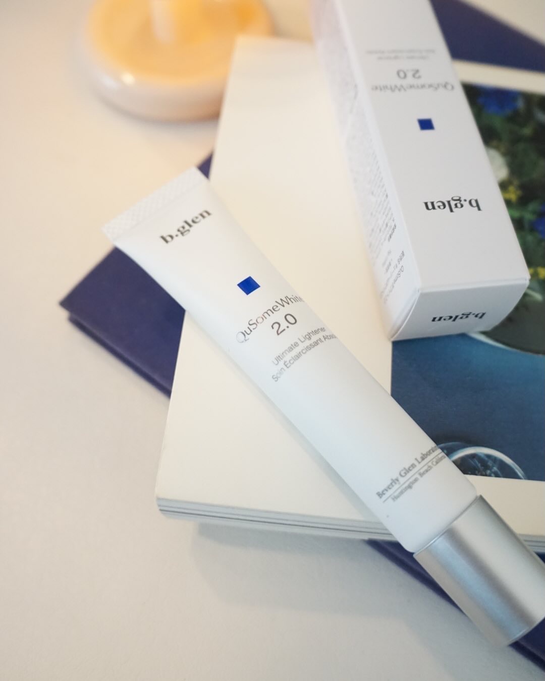 QuSomeホワイト2.0/b.glen/美容液を使ったクチコミ（1枚目）