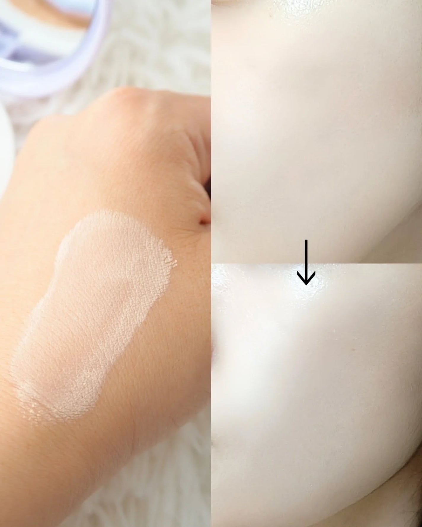 パンテノールバリアクッション/COSNORI/クッションファンデーションを使ったクチコミ(4枚目)