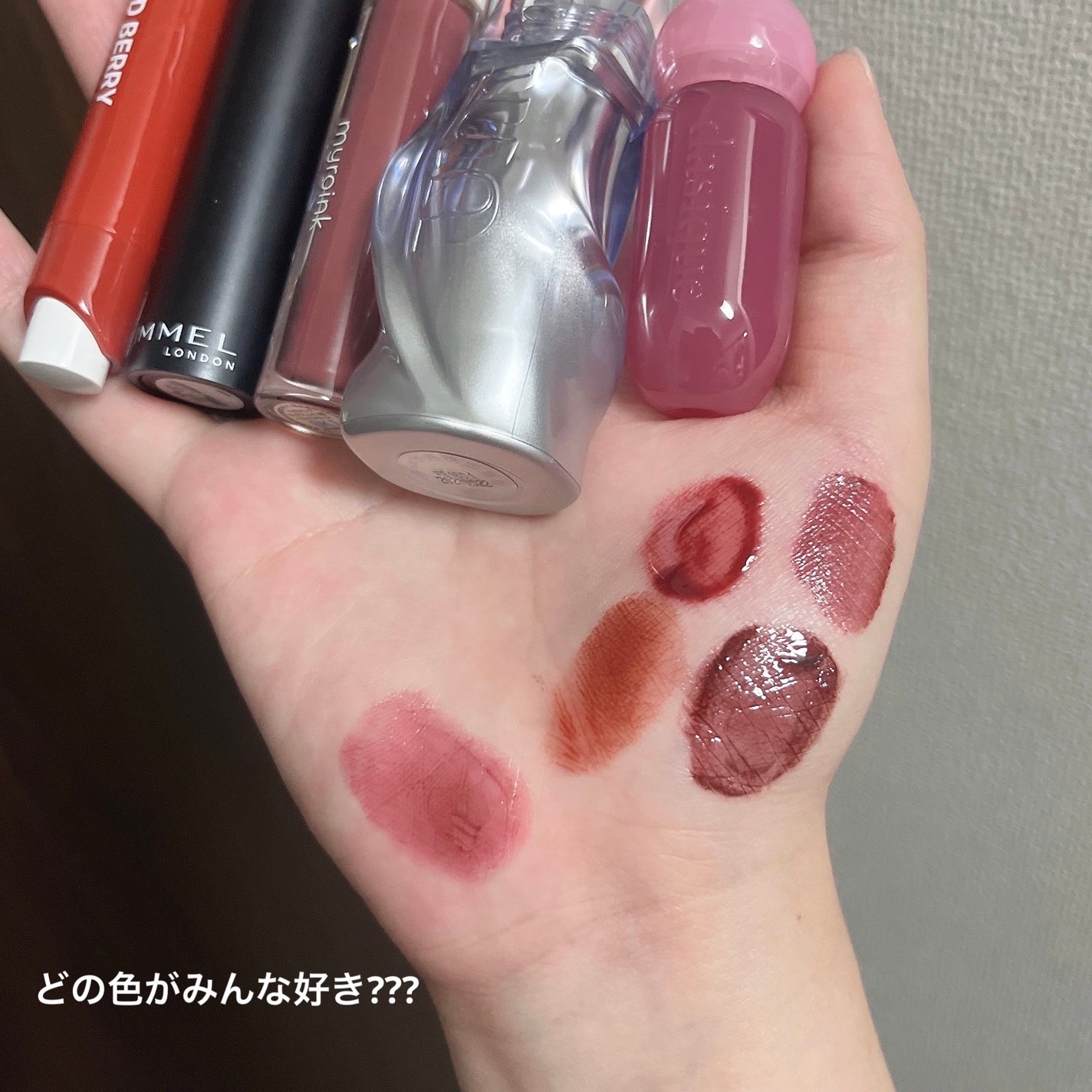 ラスティング フィニッシュ オイルモイスト ティント S/リンメル ロンドン/リップティントを使ったクチコミ(2枚目)