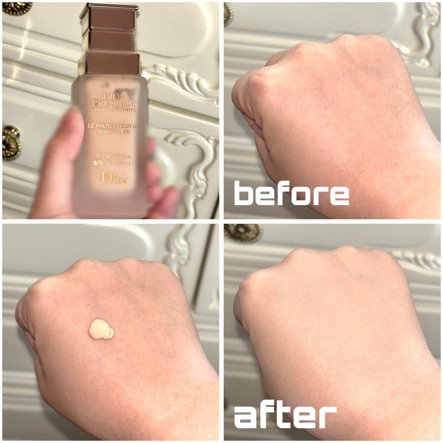 プレステージ ホワイト ル プロテクター UV ミネラル BB/Dior/BBクリームを使ったクチコミ(3枚目)