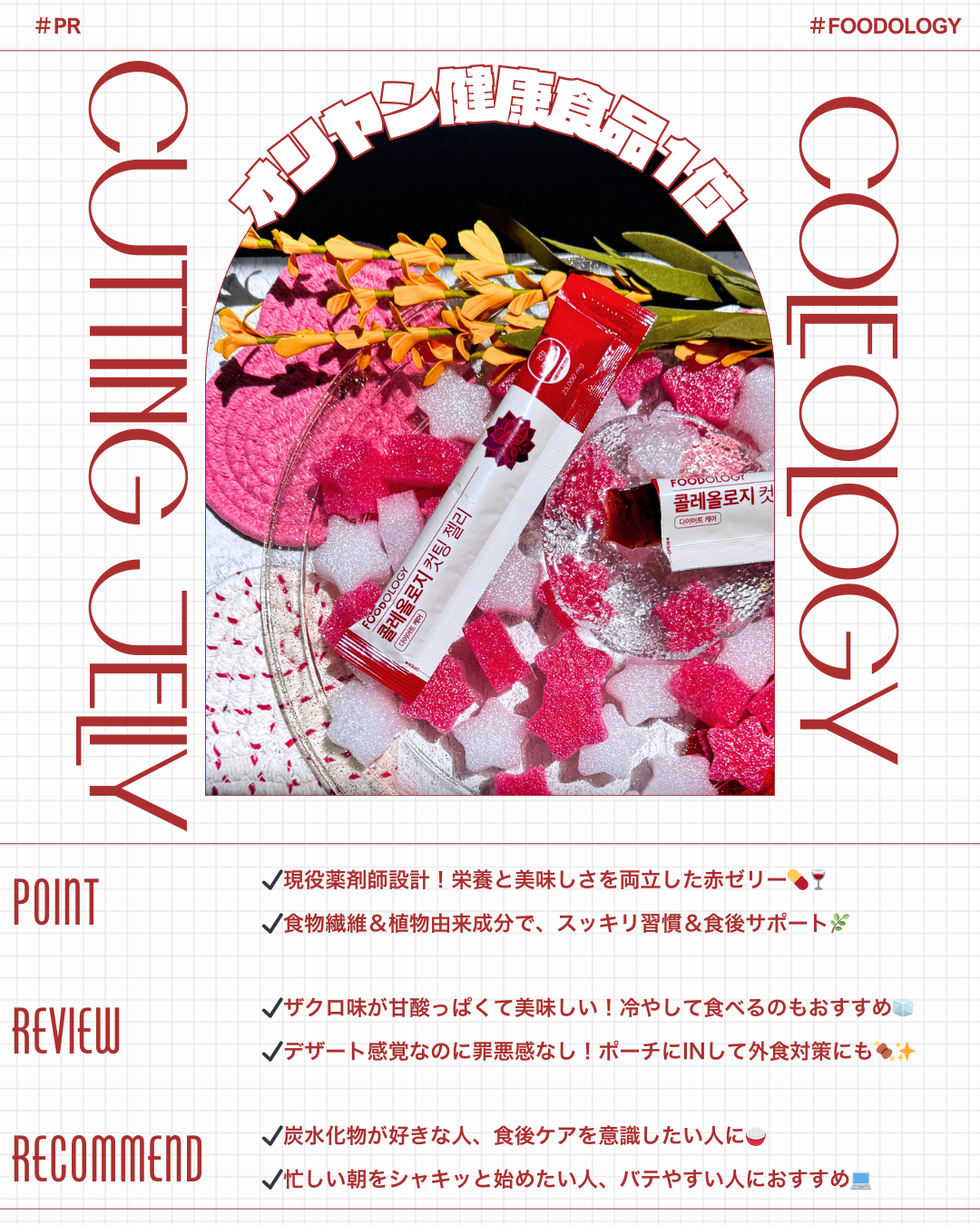 コレオロジーカットゼリー/FOODOLOGY/食品を使ったクチコミ（3枚目）