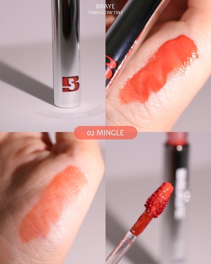 THIN GLOW TINT/BRAYE/口紅を使ったクチコミ(4枚目)