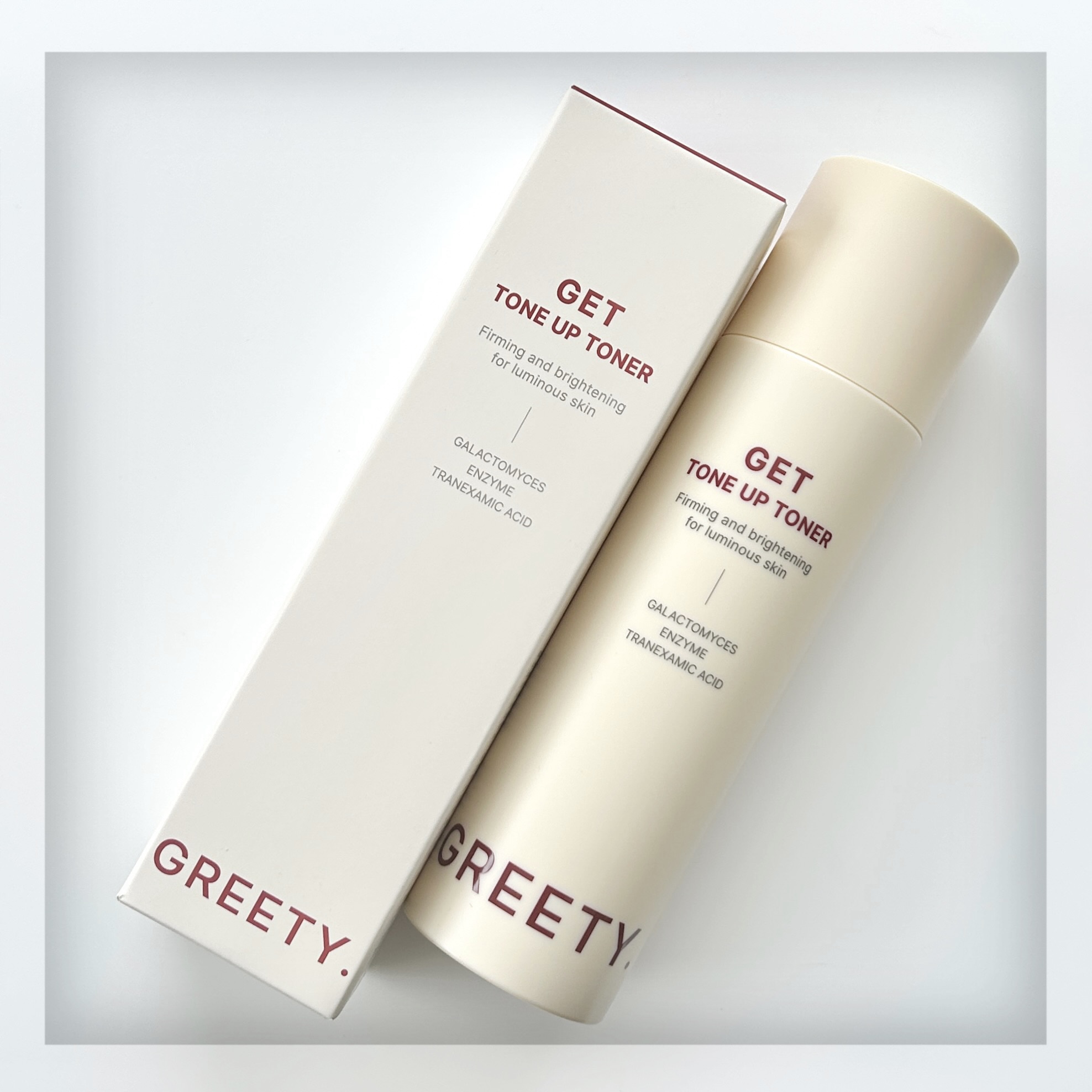 GETトーンアップトナー/GREETY/化粧水を使ったクチコミ（1枚目）