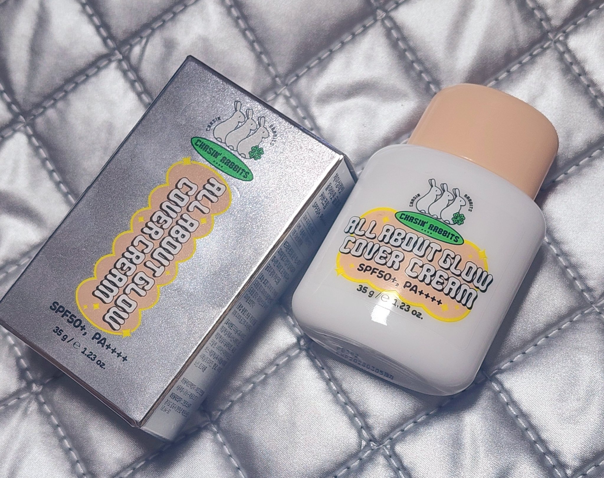 オールアバウトグロウカバークリーム/CHASIN'RABBITS/日焼け止めクリームを使ったクチコミ（1枚目）