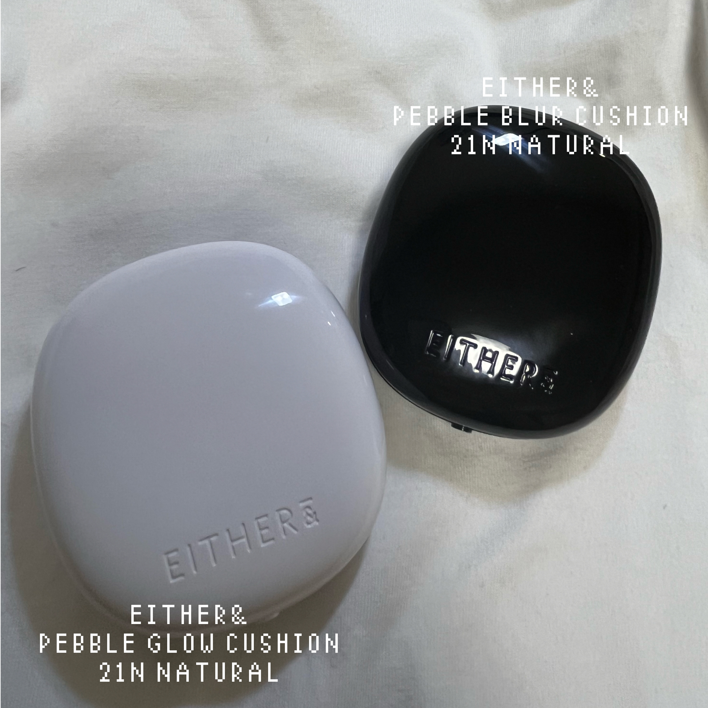 Pebble Blur Cushion 21N ナチュラル/EITHER＆/クッションファンデーションを使ったクチコミ（1枚目）