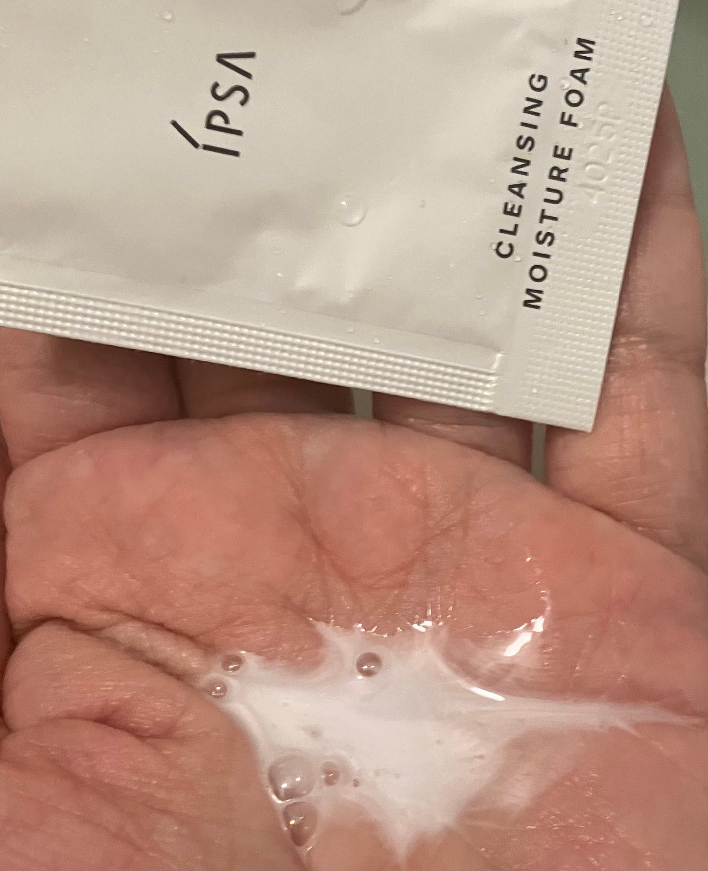 クレンジング モイスチュアフォーム/IPSA/泡洗顔を使ったクチコミ(2枚目)