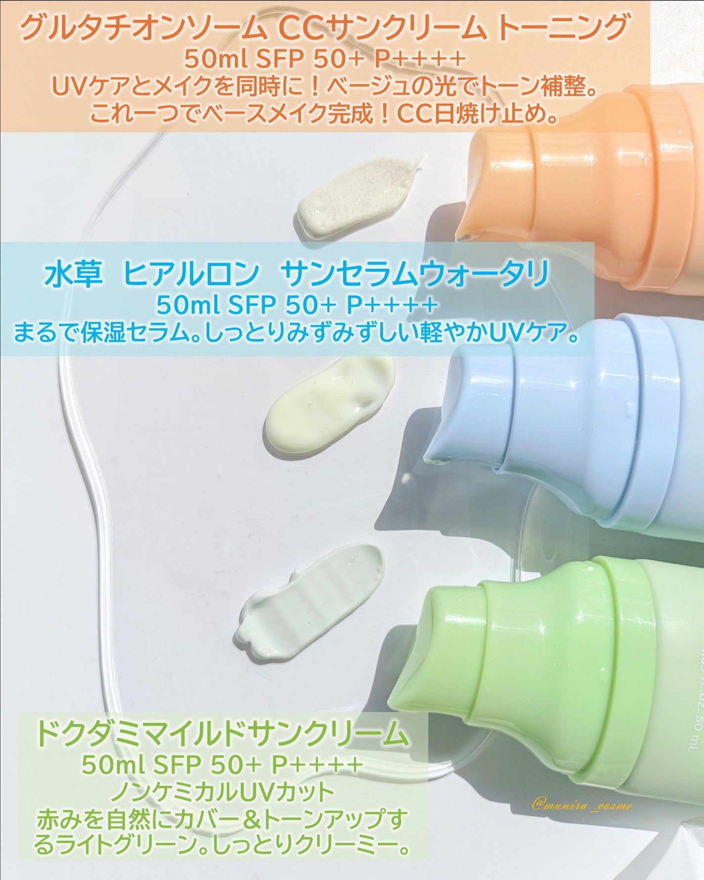 グルタチオンソームCCサンクリームトーニングチューブ/Abib /CCクリームを使ったクチコミ(2枚目)