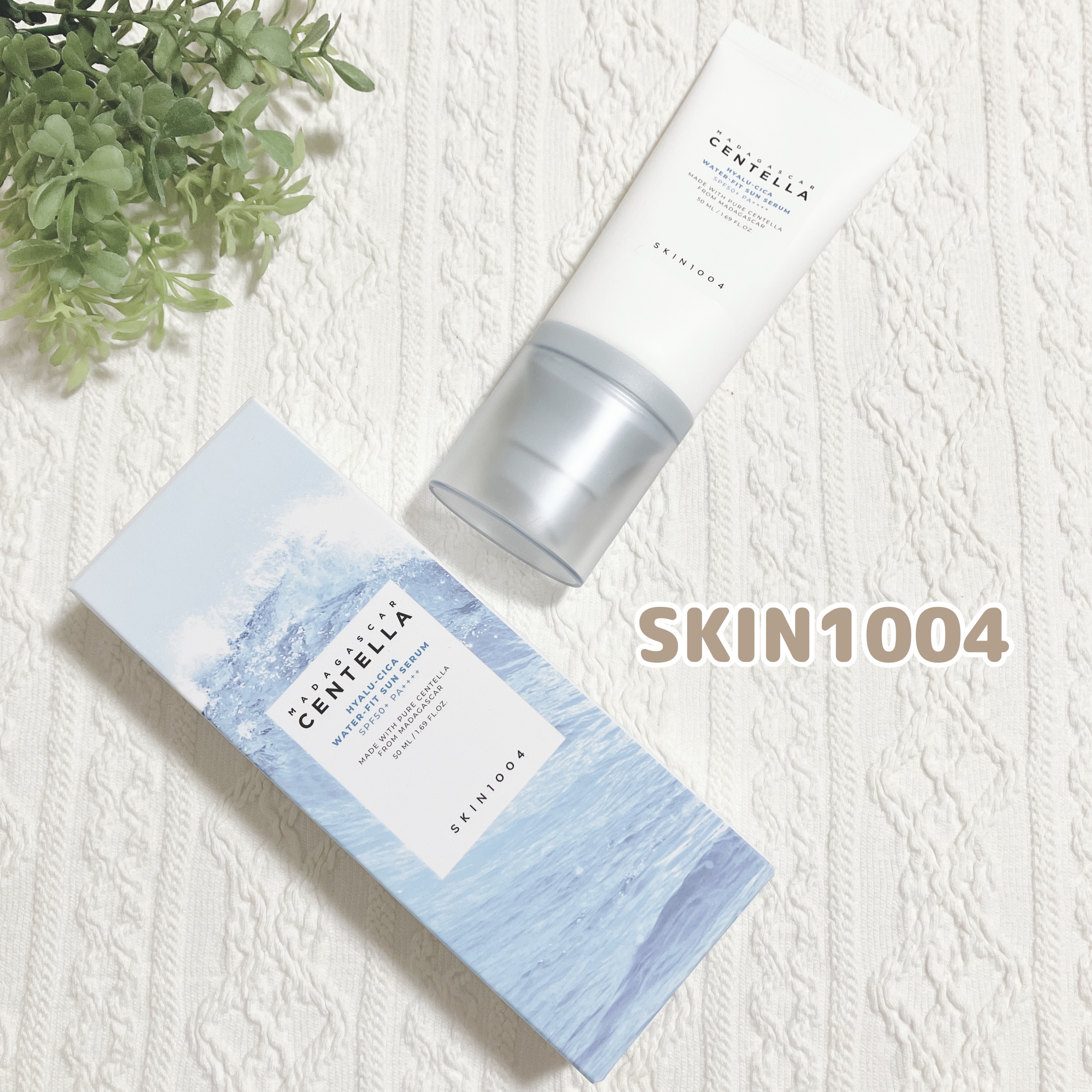 ヒアルーシカ ウォーターフィット サンセラム/SKIN1004/日焼け止めローションを使ったクチコミ（1枚目）