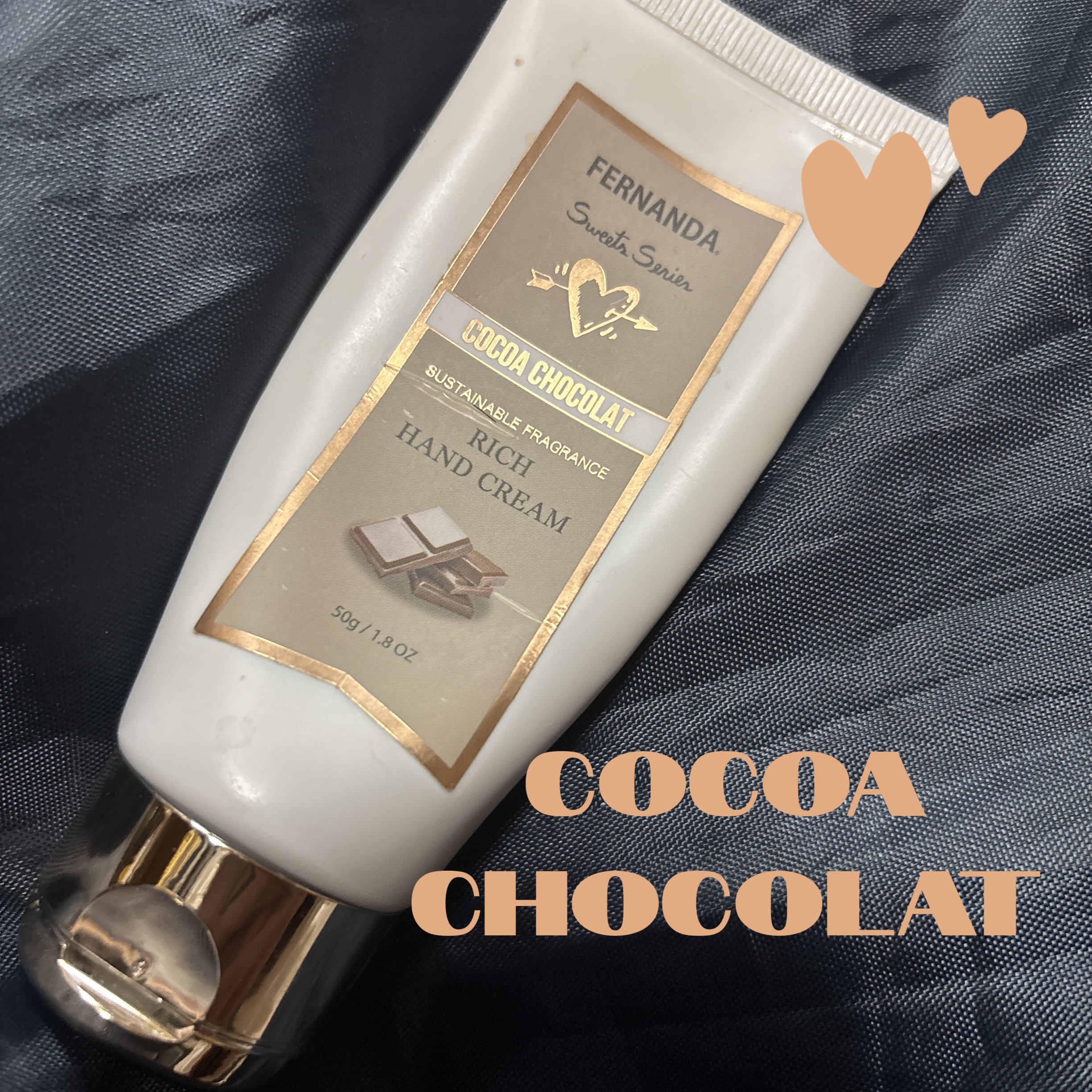 フレグランスハンドクリーム（ココアショコラ）/フェルナンダ/ハンドクリームを使ったクチコミ（1枚目）