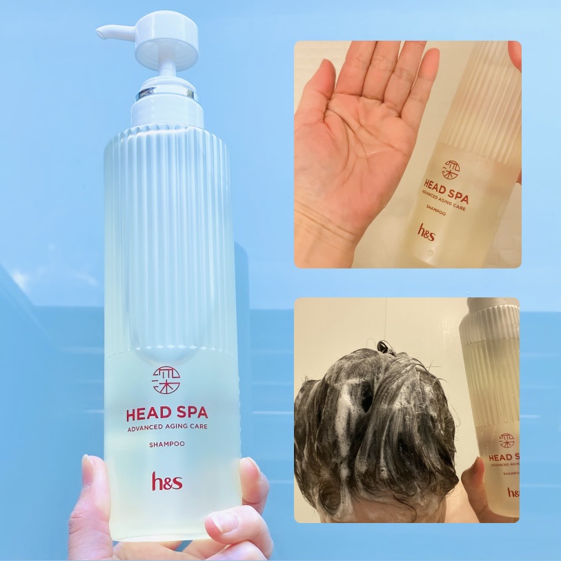 h&s 深ヘッドスパ アドバンスド エイジング ケア*4 シャンプー[医薬部外品]/トリートメント/h&s/市販シャンプーを使ったクチコミ（2枚目）
