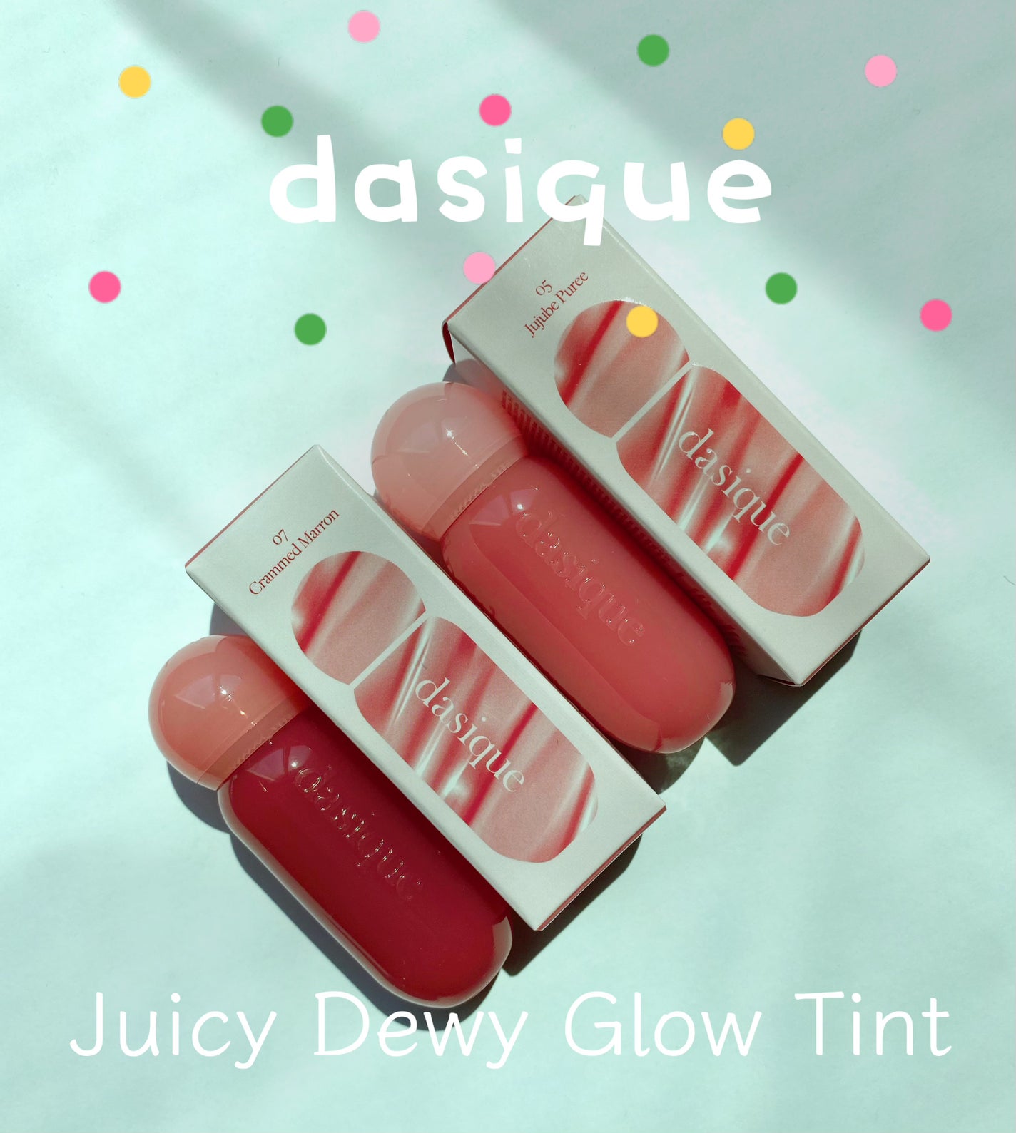 ジューシーデューイグロウティント/dasique/リップティントを使ったクチコミ(1枚目)