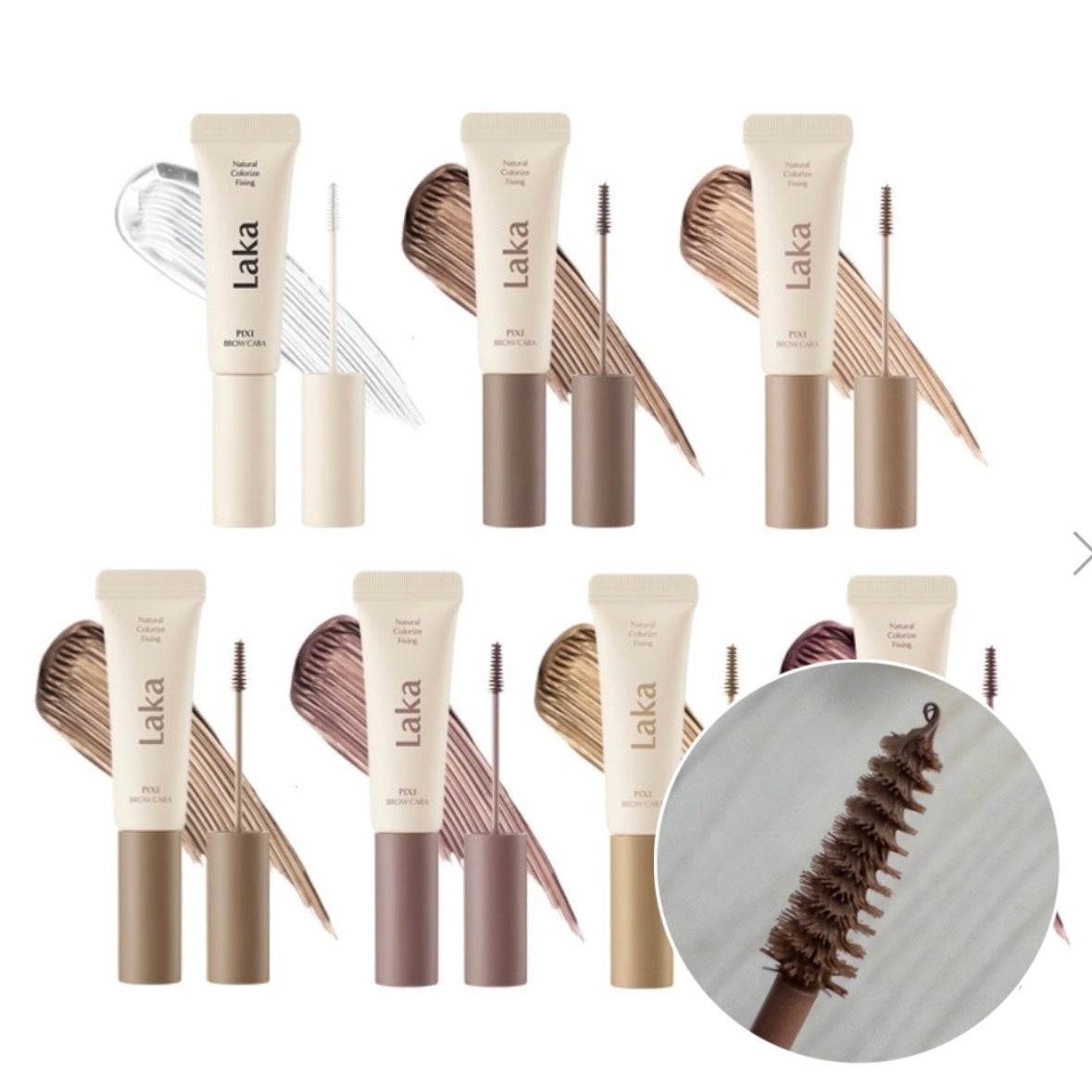 ラカ ピクシーブロウカラ/Laka/眉マスカラを使ったクチコミ(2枚目)