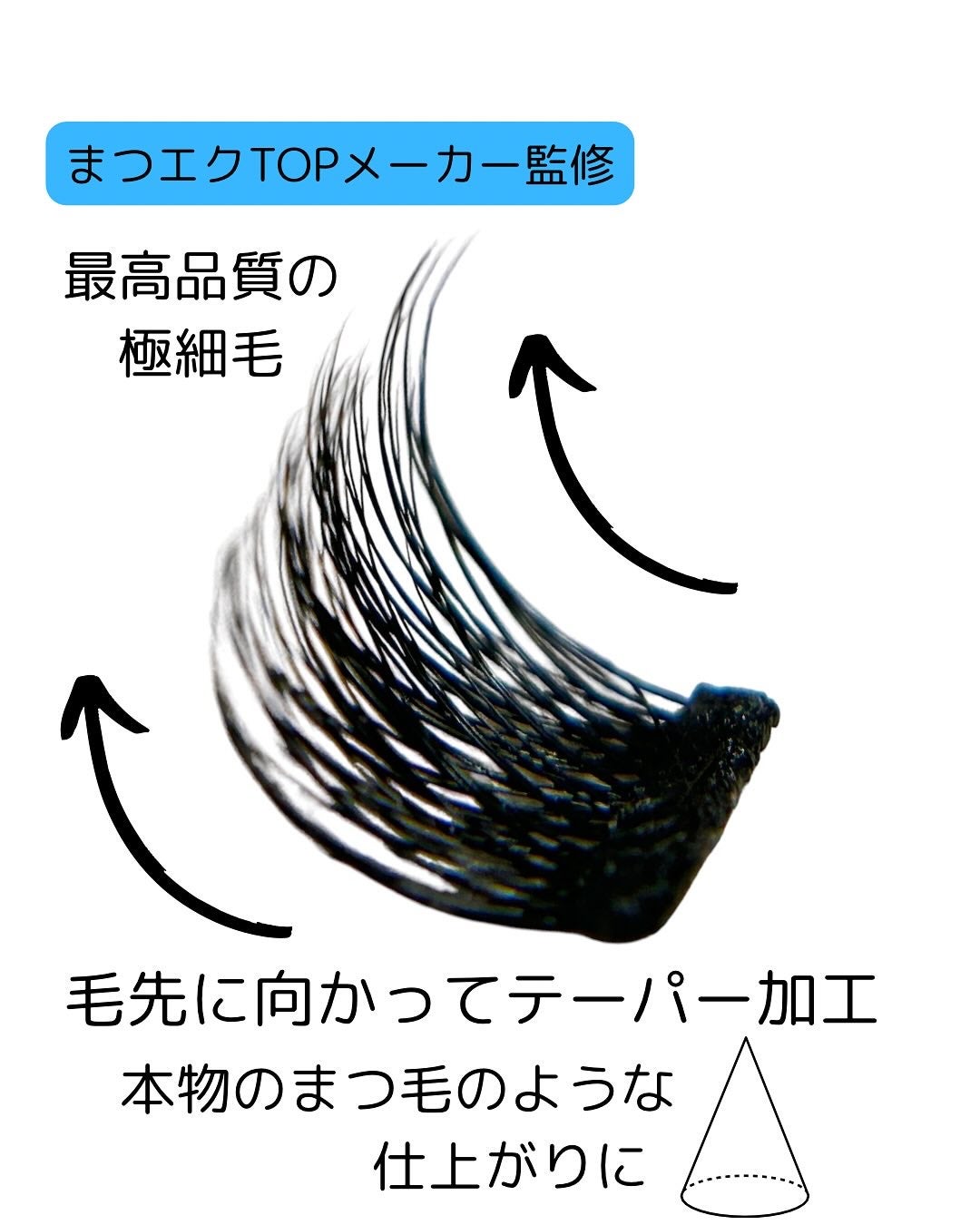 1秒まつエク/Miss eye d'or/つけまつげを使ったクチコミ(3枚目)