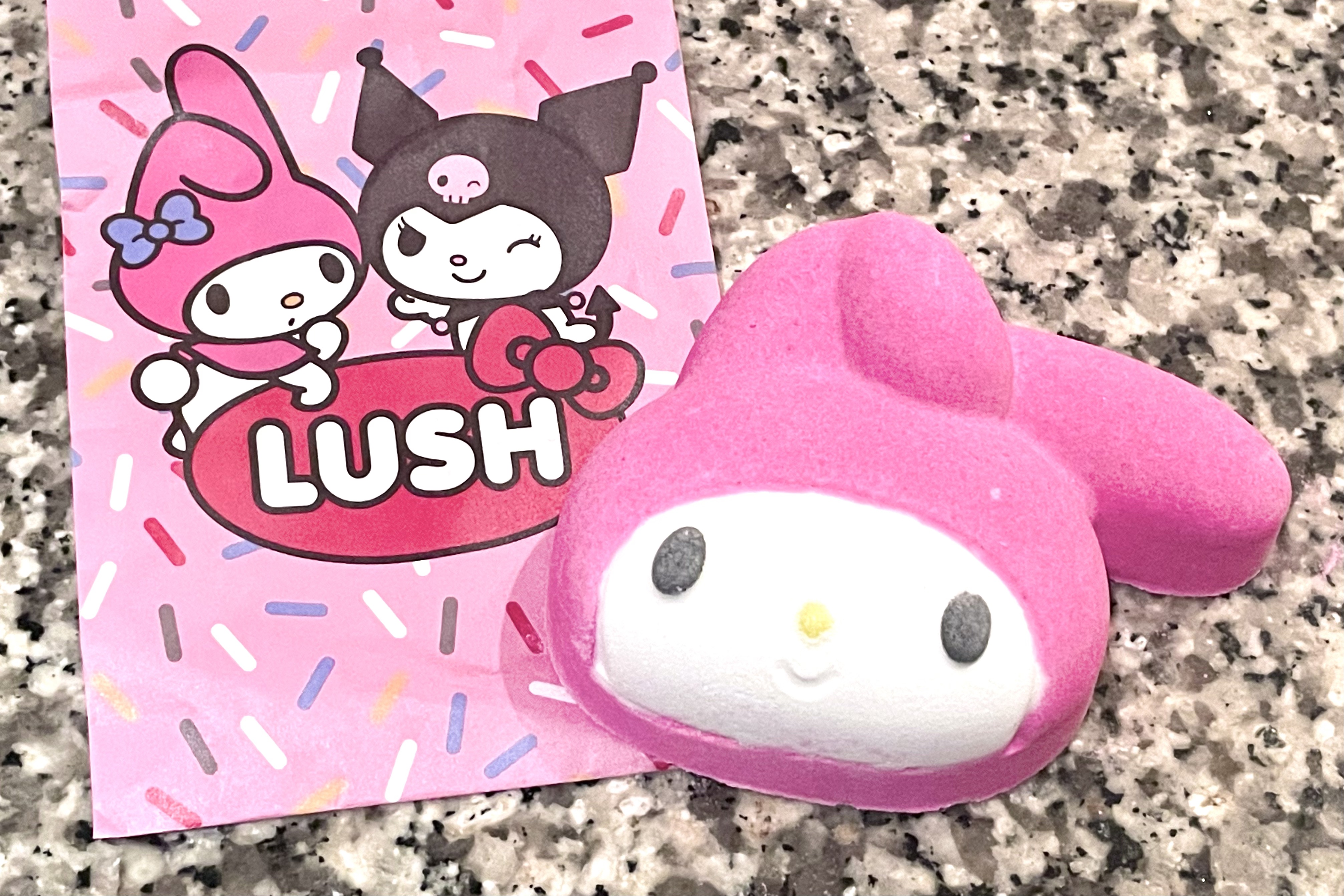 マイメロディ（バスボム）/ラッシュ/炭酸系入浴剤を使ったクチコミ（1枚目）