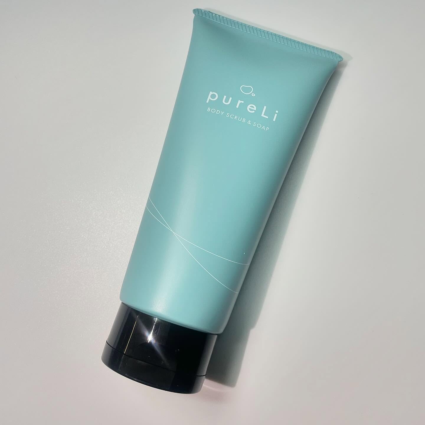 pureLiボディスクラブ＆ボディソープ　マンダリンウッドの香り/pureLi/ボディスクラブを使ったクチコミ（2枚目）