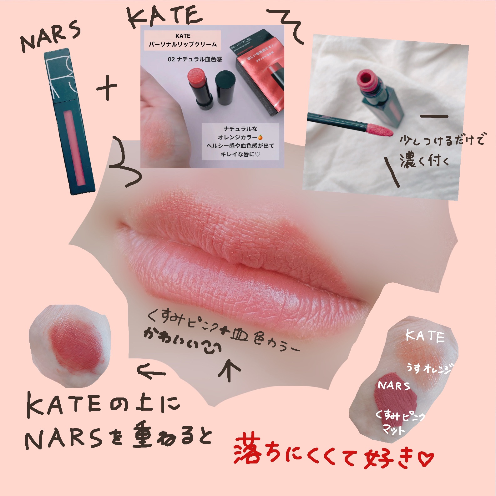 パワーマットリップピグメント 01529/NARS/口紅を使ったクチコミ（2枚目）
