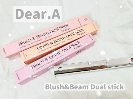 ブラッシュ&ビームデュアルスティック/Dear.A/リキッドチークを使ったクチコミ(1枚目)