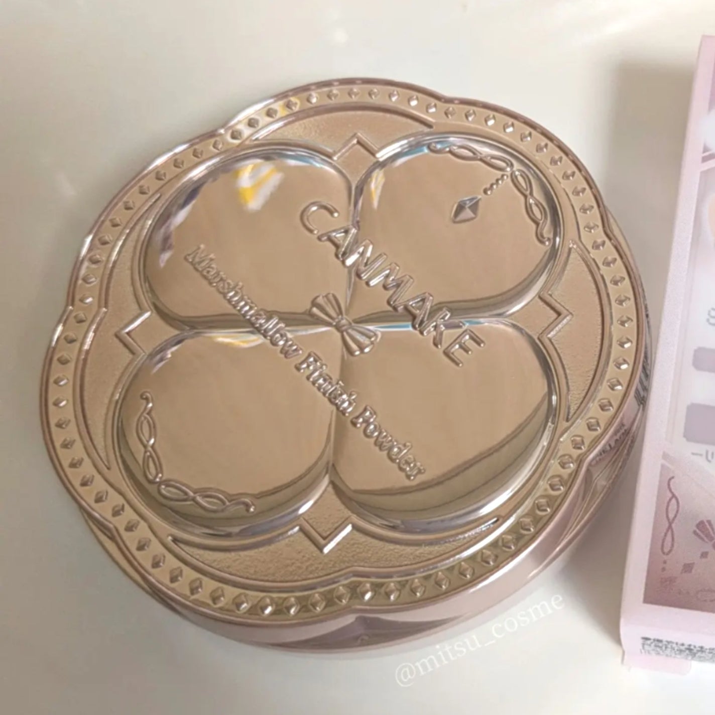 マシュマロフィニッシュパウダー/キャンメイク/プレストパウダーを使ったクチコミ(2枚目)