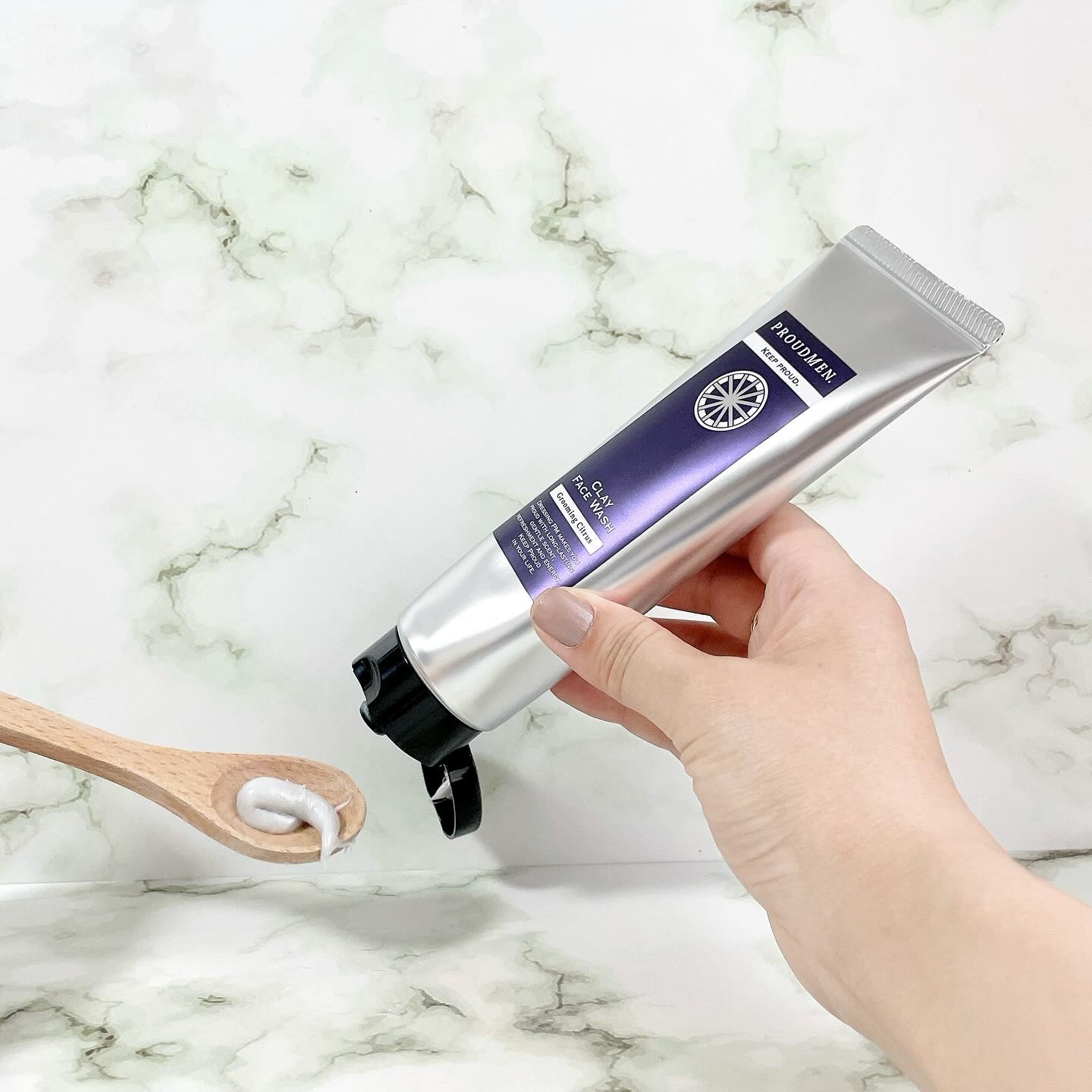 クレイフェイスウォッシュ/プラウドメン/洗顔フォームを使ったクチコミ（2枚目）