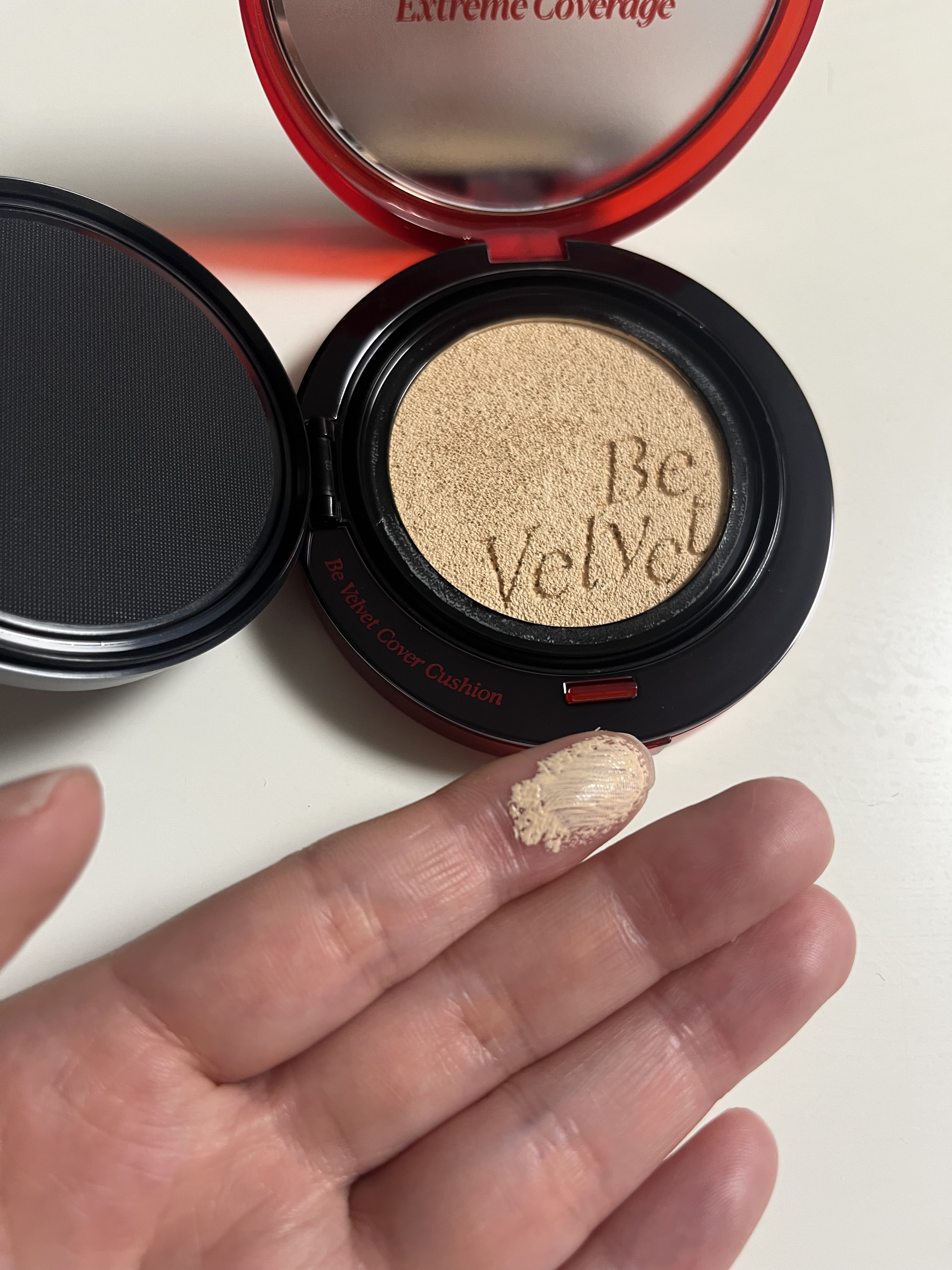 ビーベルベットカバークッション/espoir/クッションファンデーションを使ったクチコミ（2枚目）