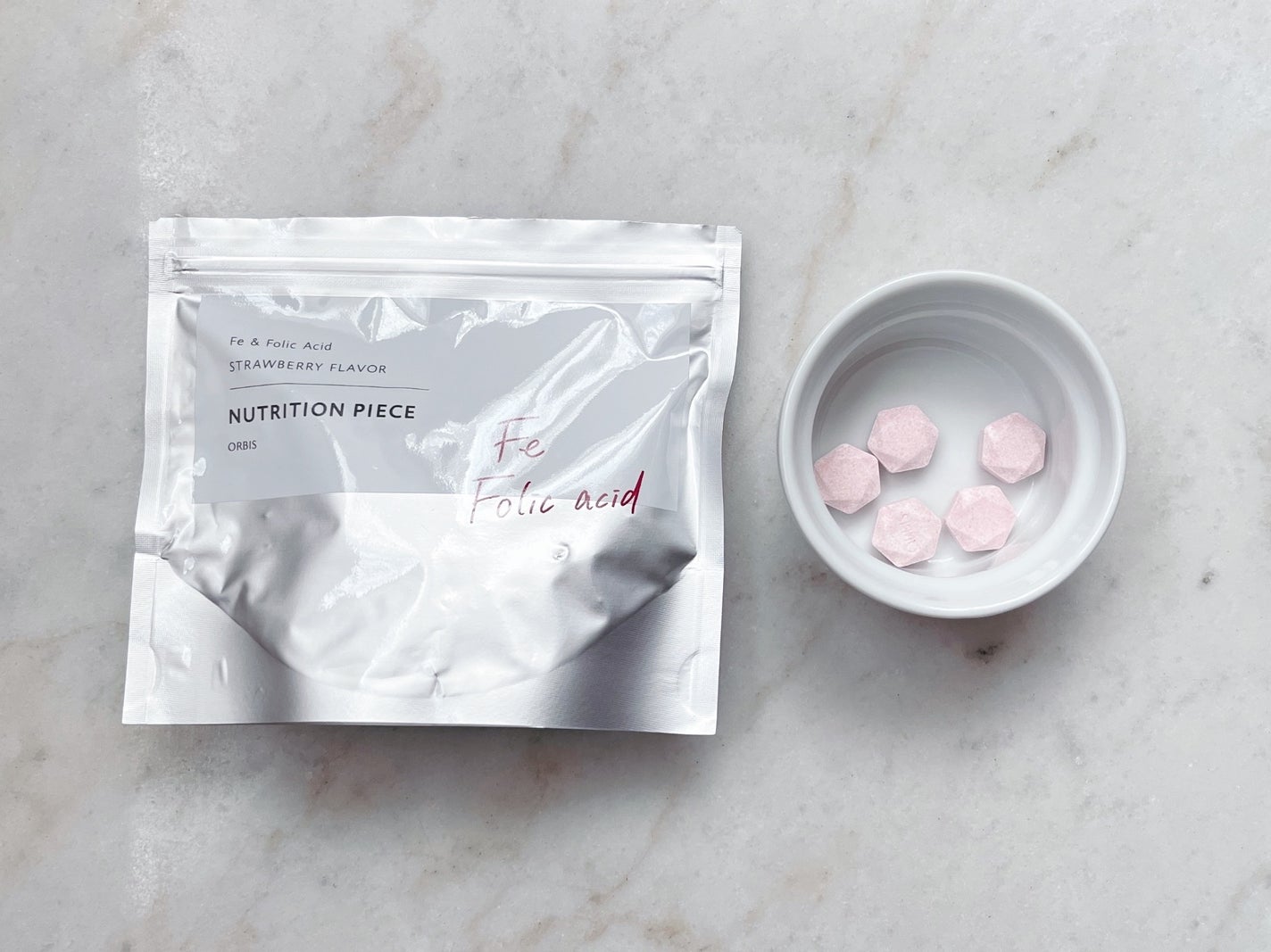 ニュートリションピース 鉄&葉酸/オルビス/美容サプリメントを使ったクチコミ(2枚目)