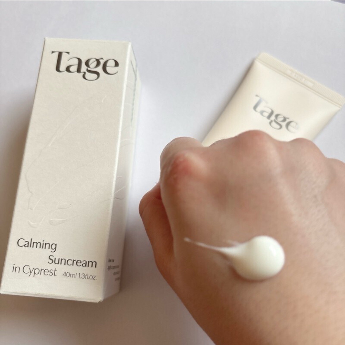 Calming Suncream In Cyprest/Tage/日焼け止めクリームを使ったクチコミ（2枚目）