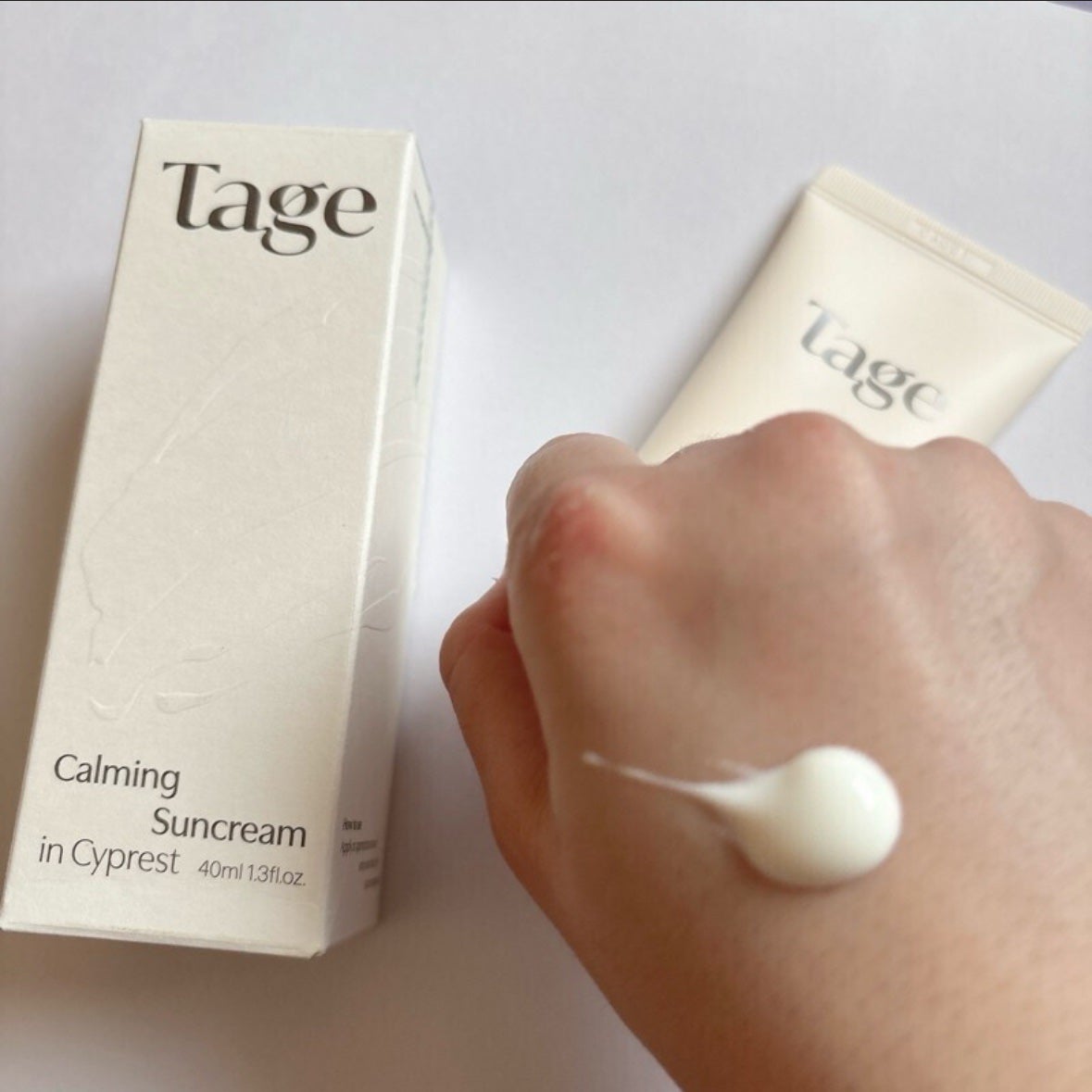 Calming Suncream In Cyprest/Tage/日焼け止めクリームを使ったクチコミ(2枚目)