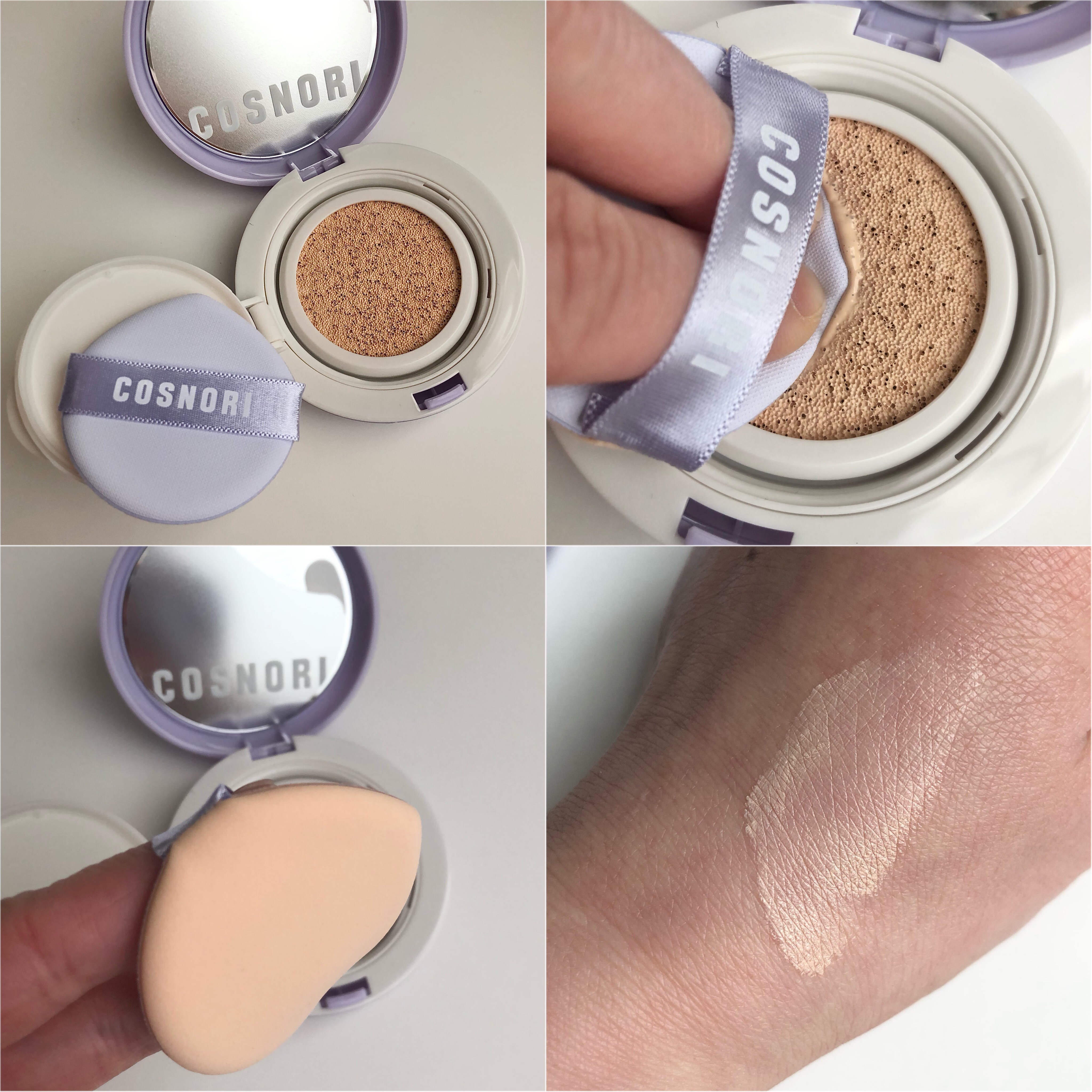 パンテノールバリアクッション/COSNORI/クッションファンデーションを使ったクチコミ（3枚目）