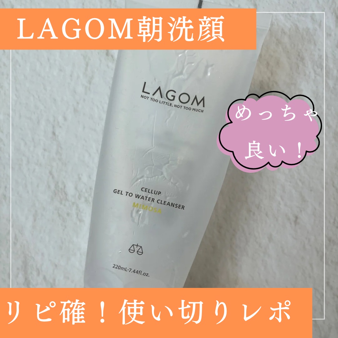 ラゴム ジェルトゥウォーター クレンザー(朝用洗顔)/LAGOM /その他洗顔料を使ったクチコミ（1枚目）