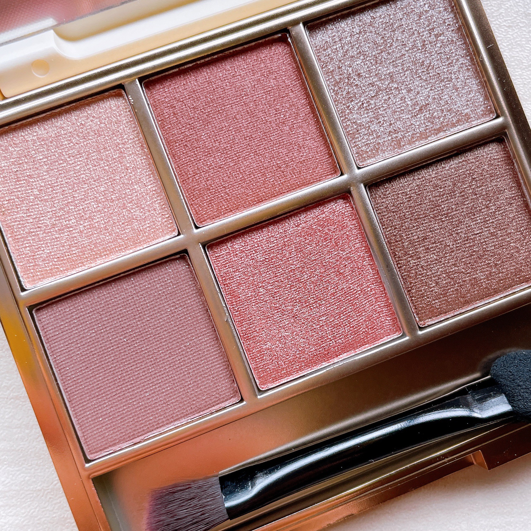 6色アイシャドウパレット/and us/アイシャドウパレットを使ったクチコミ（3枚目）