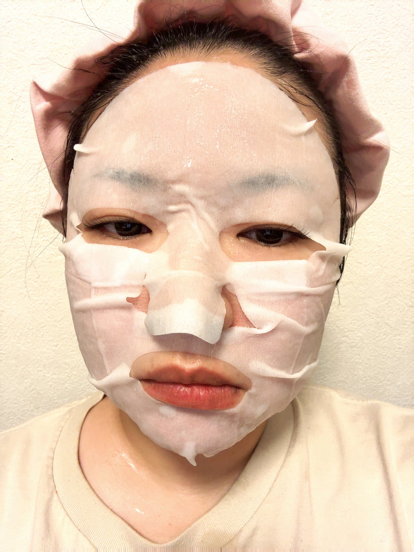 matsukiyo ポリュバリア フェイシャルマスク BRIGHTENING/matsukiyo/シートマスク・パックを使ったクチコミ(2枚目)