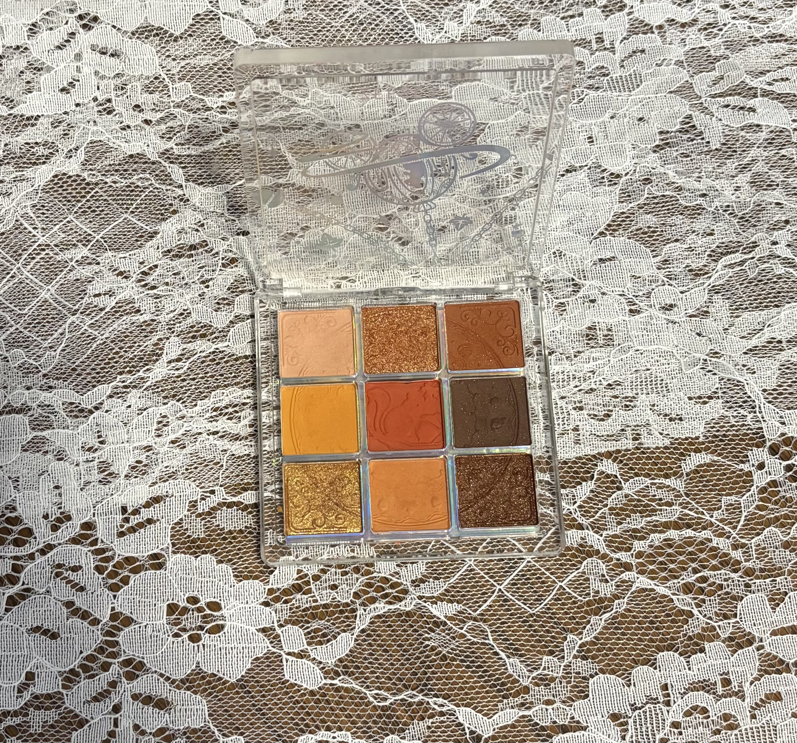 クォーツ 9色アイシャドウパレット(ドリームランドアイシャドウ) J13 ハチミツパンプキン/ZEESEA/アイシャドウパレットを使ったクチコミ（2枚目）
