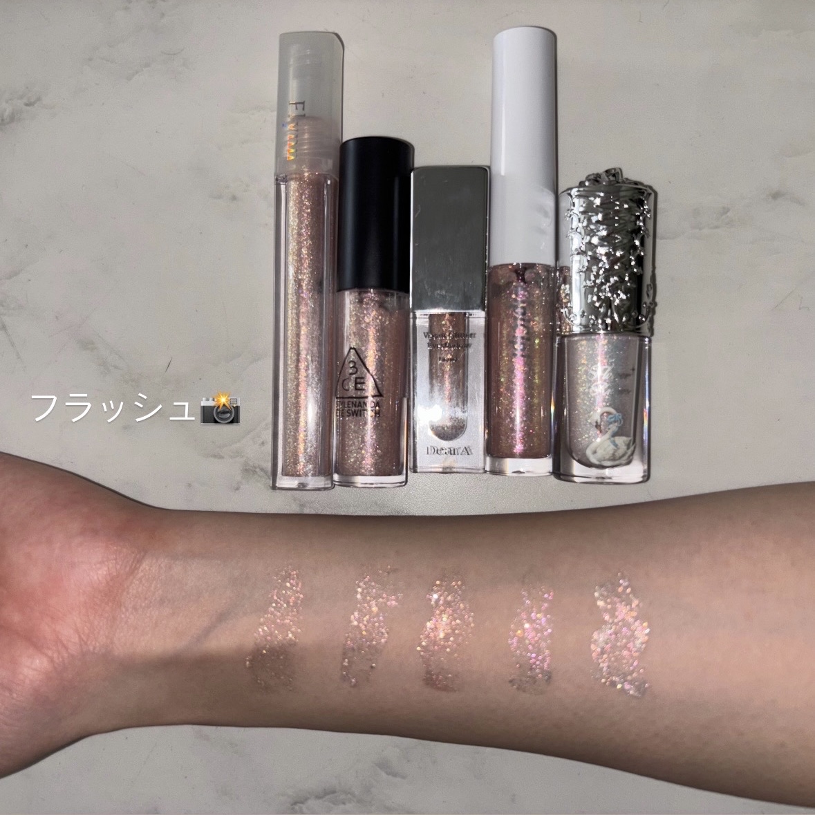 3CE アイスイッチ/3CE/グリッターを使ったクチコミ（3枚目）