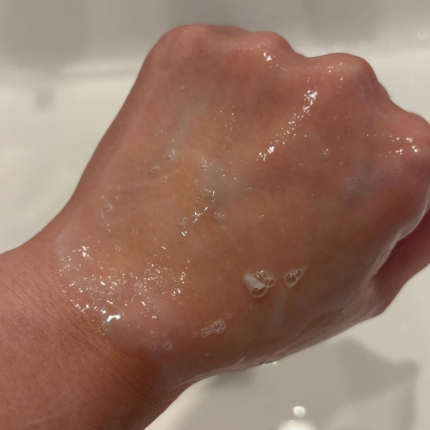 フレッシュクラウドスクラブ ゼラニウム&プリムローズ/アレンシア/ボディスクラブを使ったクチコミ(4枚目)