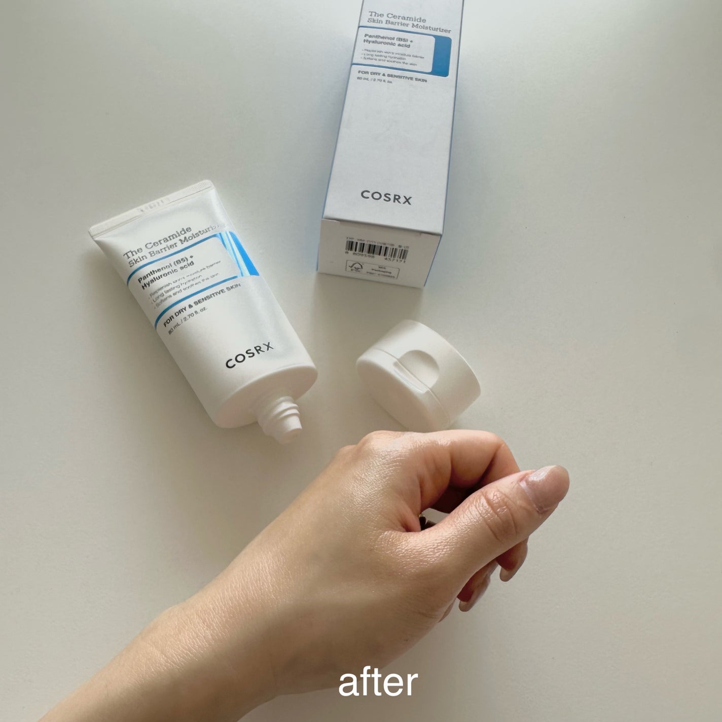 RXザ・セラミドスキンバリアモイスチャライザー/COSRX/フェイスクリームを使ったクチコミ(5枚目)