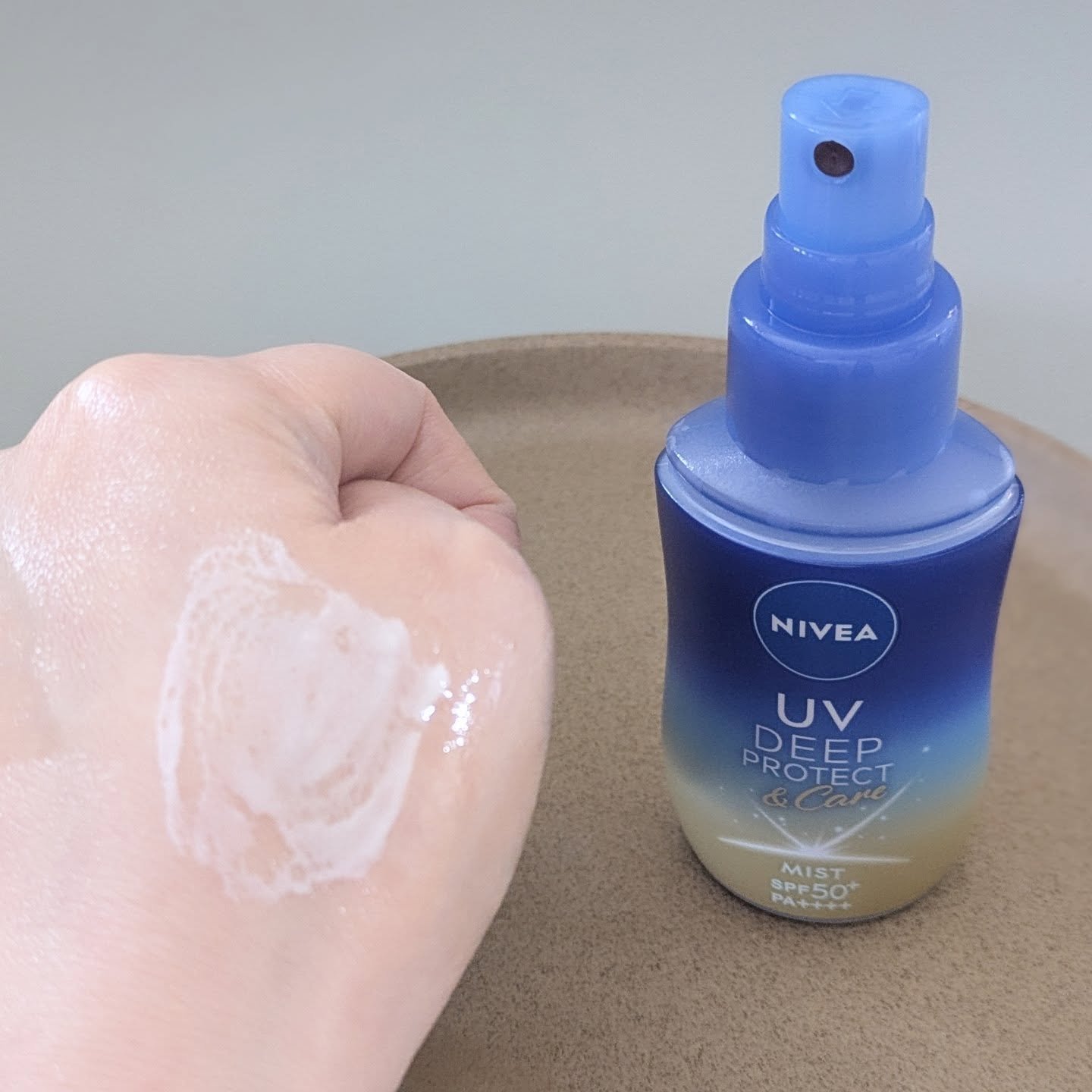 ニベアUV ディーププロテクト＆ケア ミルクミスト/ニベア/日焼け止めミスト・スプレーを使ったクチコミ（3枚目）