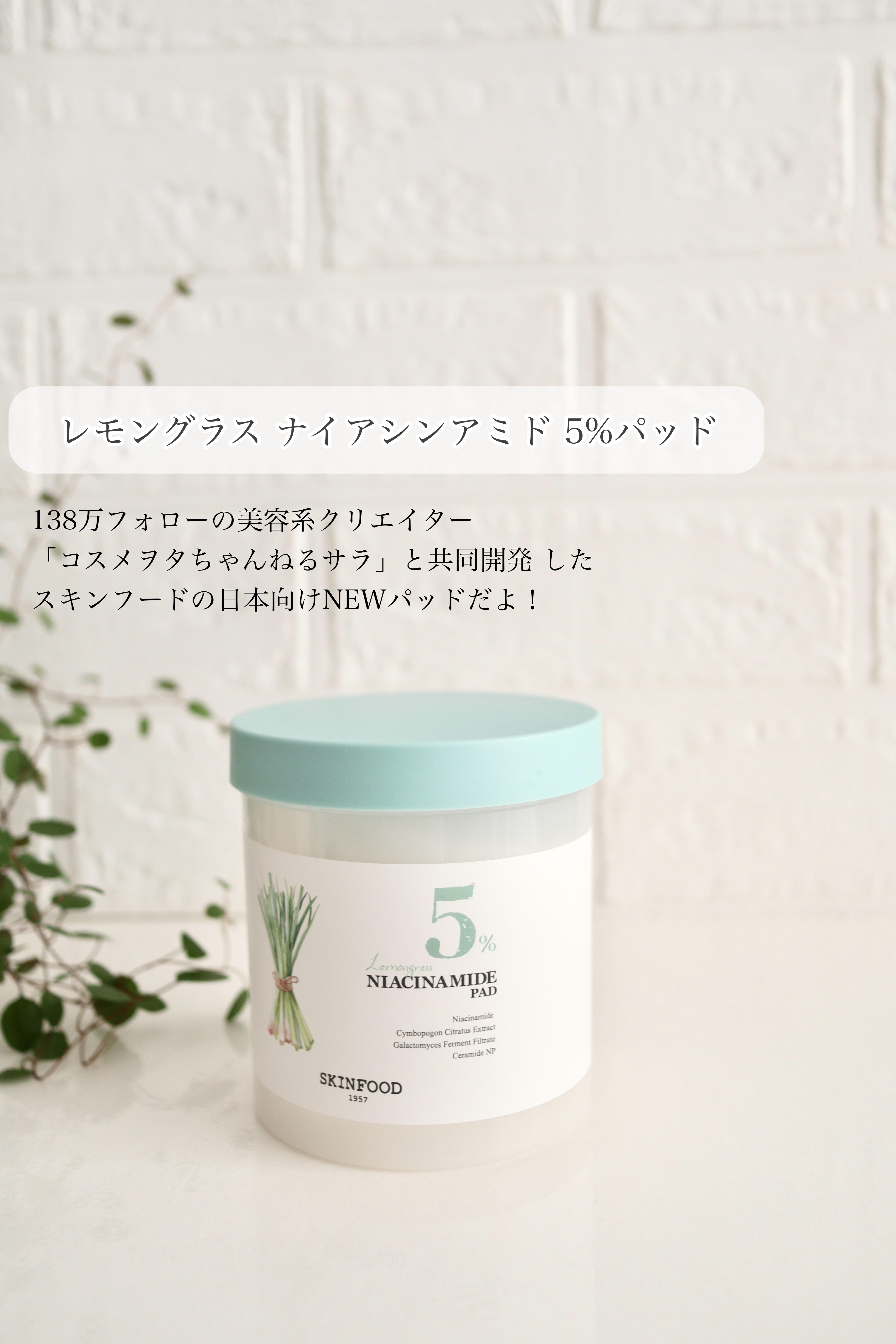 ナイアシンアミド5%パッド/SKINFOOD/その他スキンケアを使ったクチコミ（2枚目）