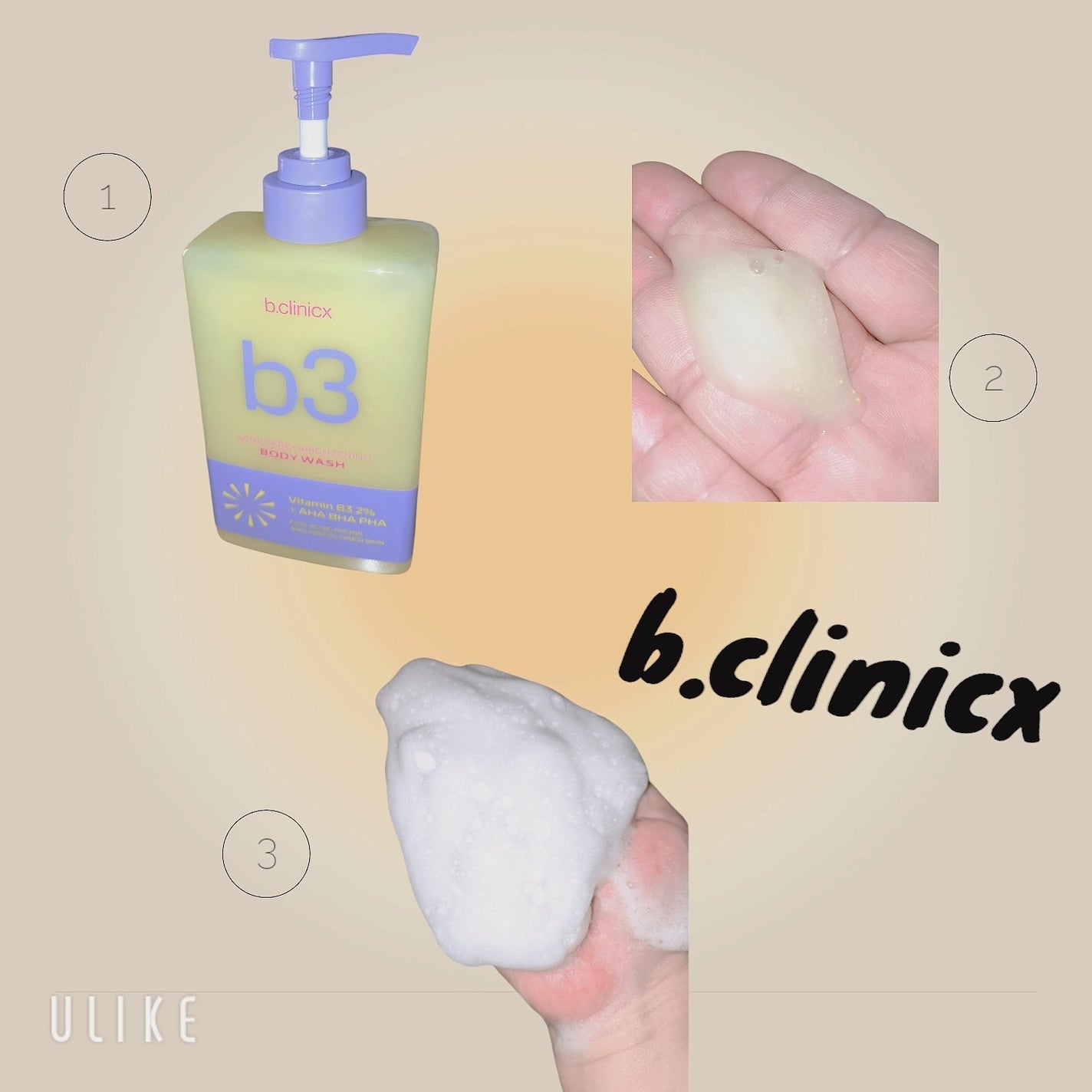 B3 アクネ クリア ボディウォッシュ/b.clinicx/ボディソープを使ったクチコミ(2枚目)