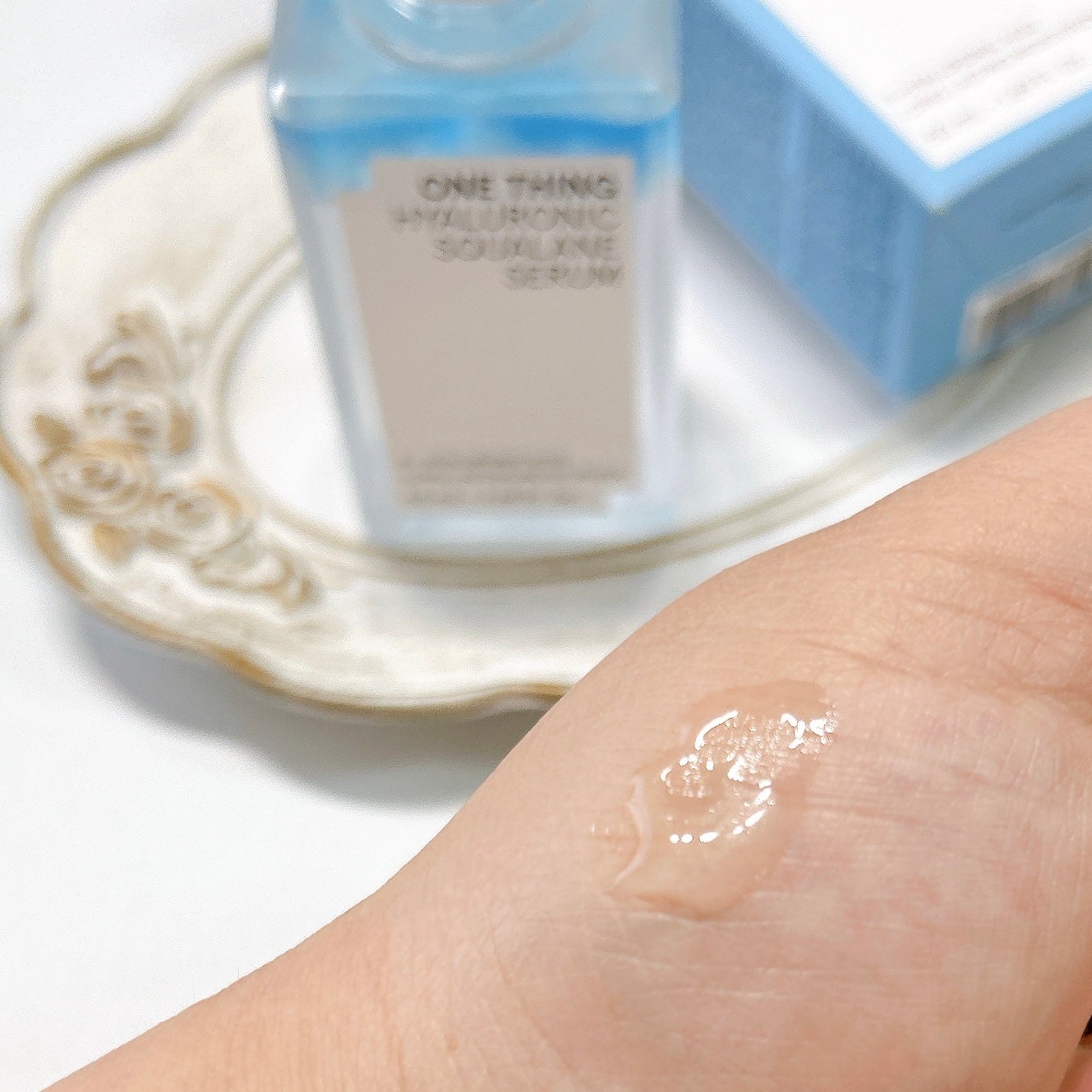 ヒアルロニックスクワランセラム/ONE THING/美容液を使ったクチコミ(4枚目)