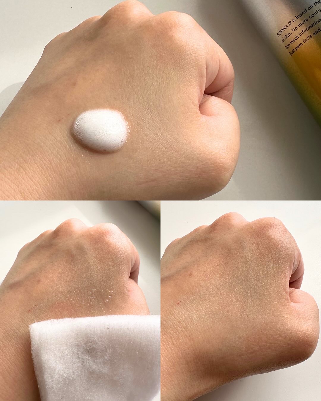 ソフィーナ iP 水光ピーリング泡セラム<ふきとり美容液>/SOFINA iP/美容液を使ったクチコミ（2枚目）