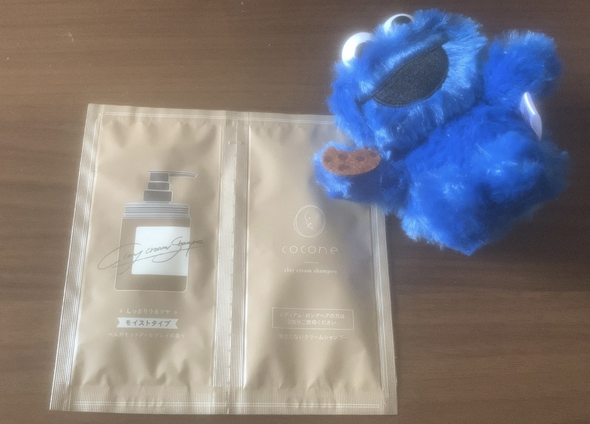 クレイクリームシャンプー（モイスト） トライアル（22g）/cocone/市販シャンプーを使ったクチコミ（1枚目）