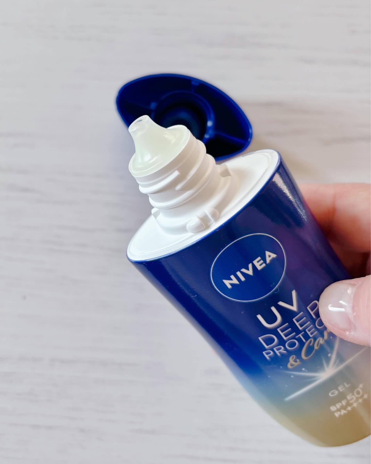 ニベアUV ディープ プロテクト＆ケア ジェル/ニベア/日焼け止めジェルを使ったクチコミ（3枚目）