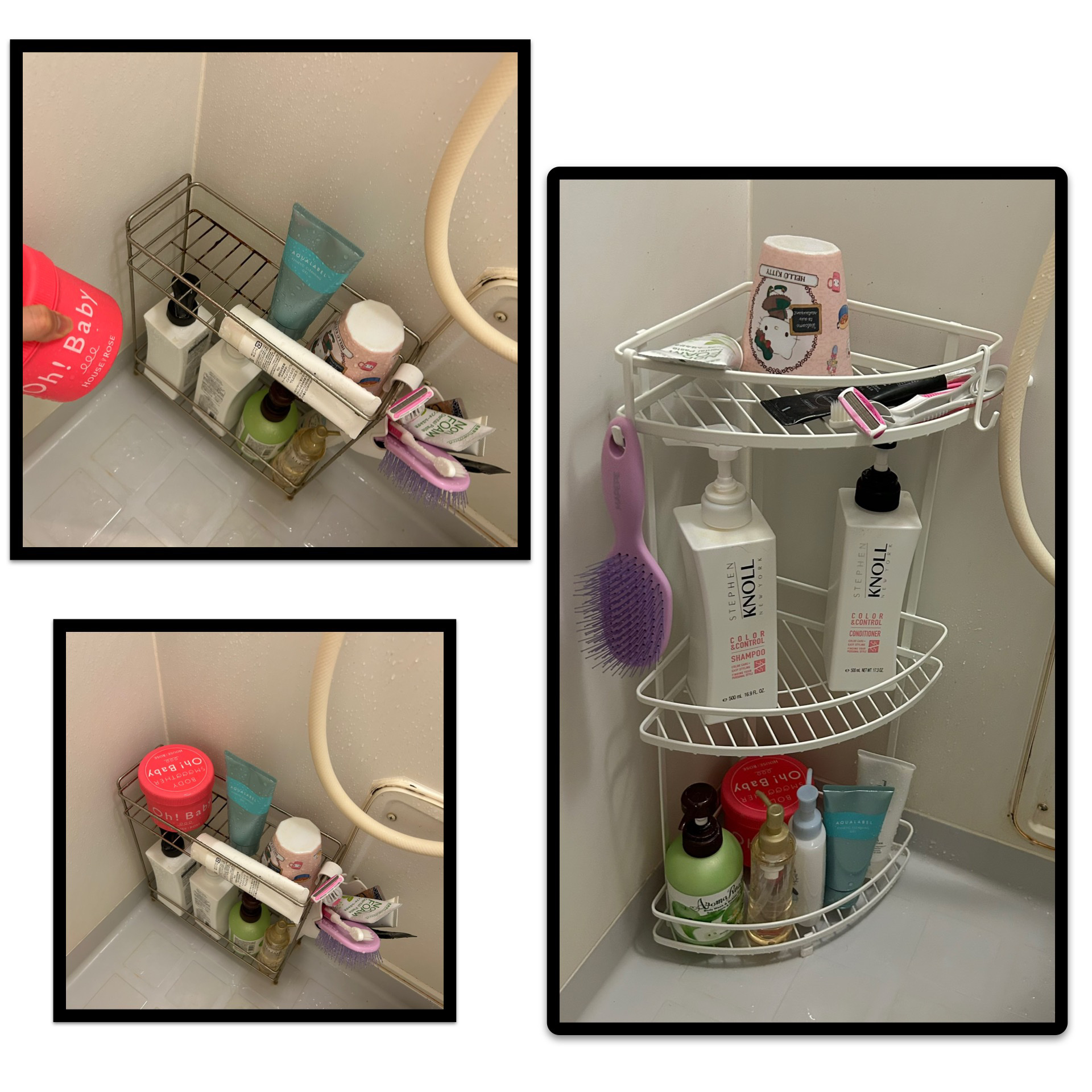 バスラック コーナー3段/ニトリ/その他を使ったクチコミ（1枚目）